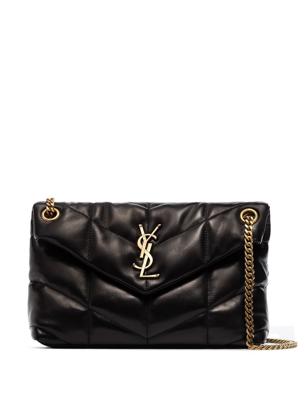 Saint Laurent Paris SMALL LOULOU PUFFER BAG IN NAPPA LEATHER Size ONE SIZE - 1 Thumbnail