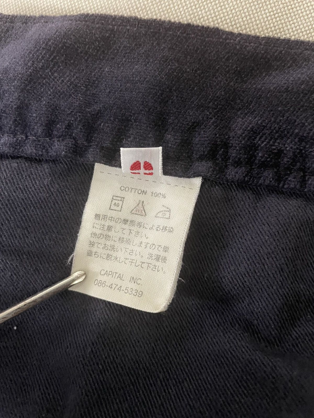 Kapital indigo denim Denim