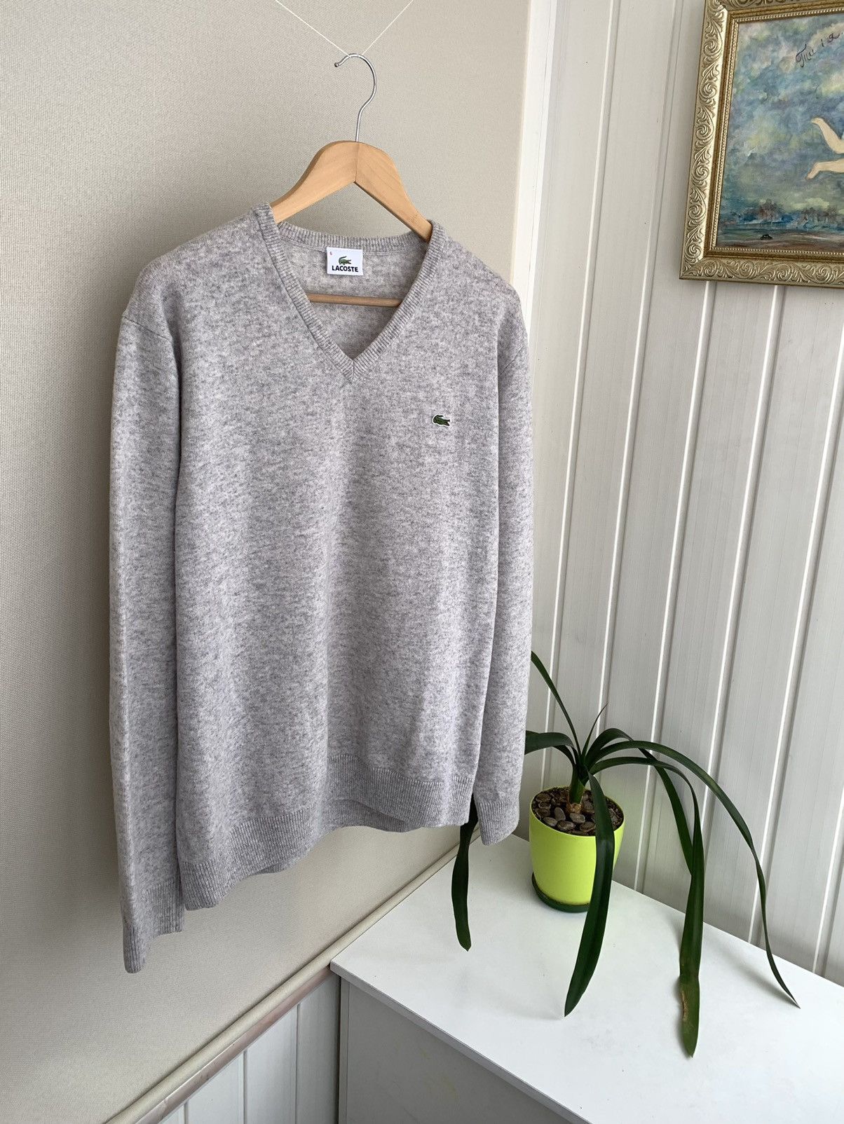 Lacoste Lacoste Vintage Wool Sweater Mens Jumper Size L Size US L / EU 52-54 / 3 - 1 Thumbnail