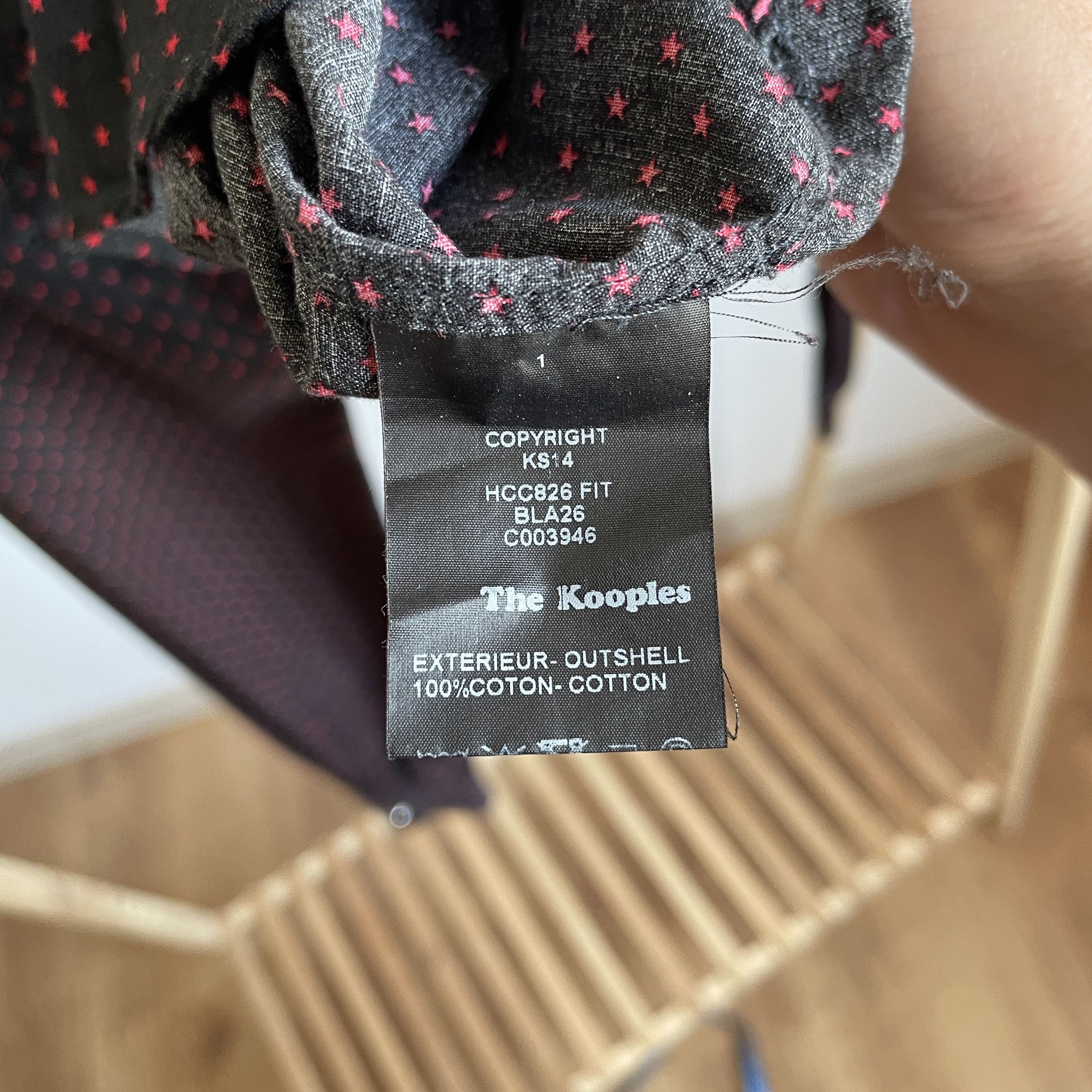 The Kooples The Kooples Stars Pattern Fitted Shirt Size S Size US S / EU 44-46 / 1 - 6 Thumbnail