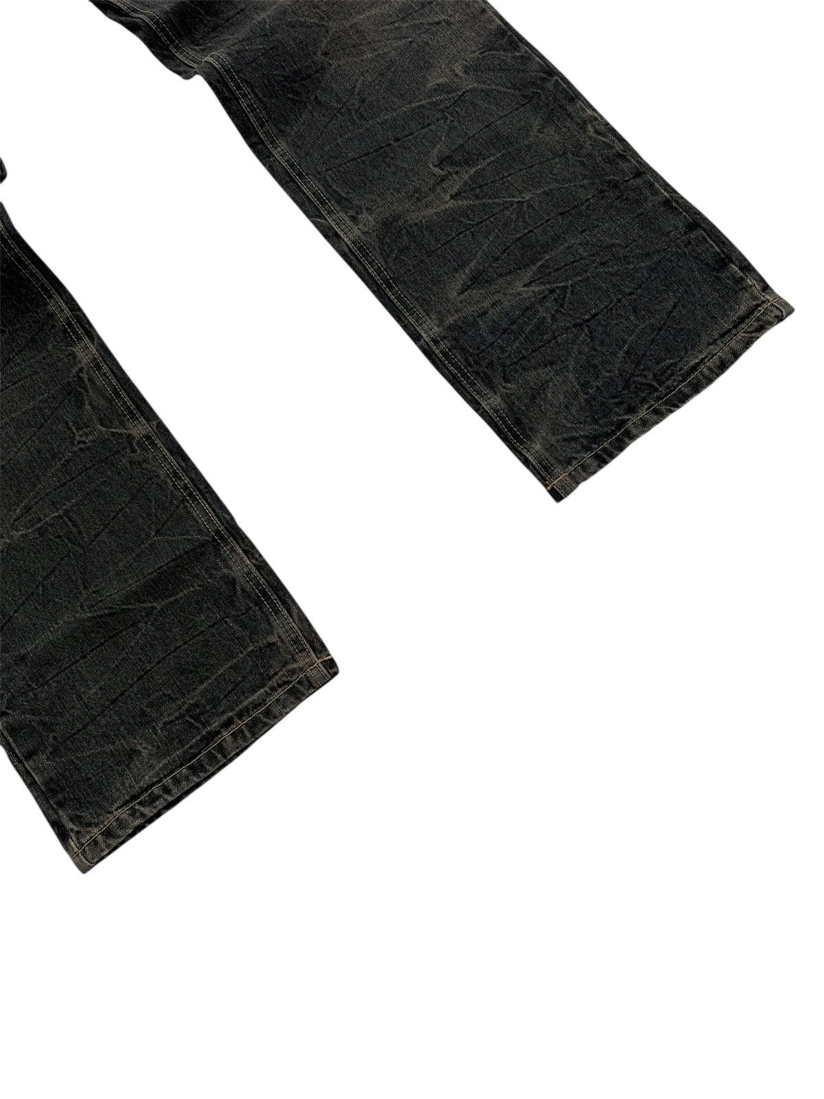 If Six Was Nine BACK & BORIN FLARE DISTRESSED STYLE JEANS Size US 36 / EU 52 - 6 Thumbnail