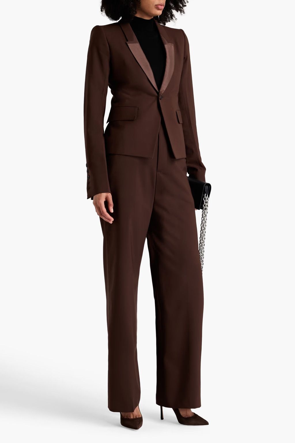 Rick Owens o1y0126 Blazer in Chocolate Brown Size S / US 4 / IT 40 - 2 Thumbnail
