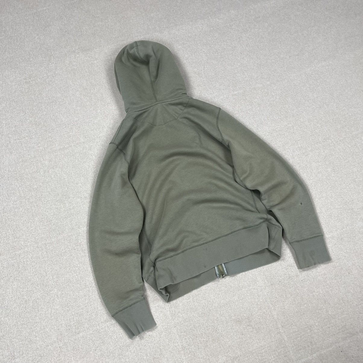 Nike VINTAGE Y2K NIKE KHAKI FADED WASHED ZIP HOODIE Size US M / EU 48-50 / 2 - 4 Thumbnail