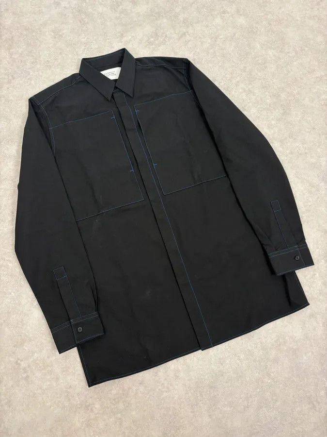 Givenchy SS2016 Givenchy Navy Seams Premium Shirt Size US L / EU 52-54 / 3 - 4 Thumbnail