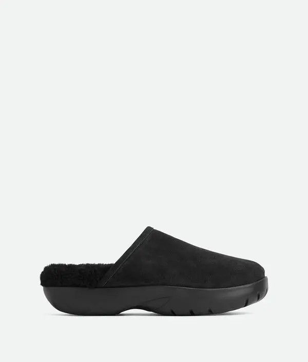 Bottega Veneta o1s1rm1025 Snap Slippers Mules in Black Size US 11 / IT 41 - 1 Thumbnail