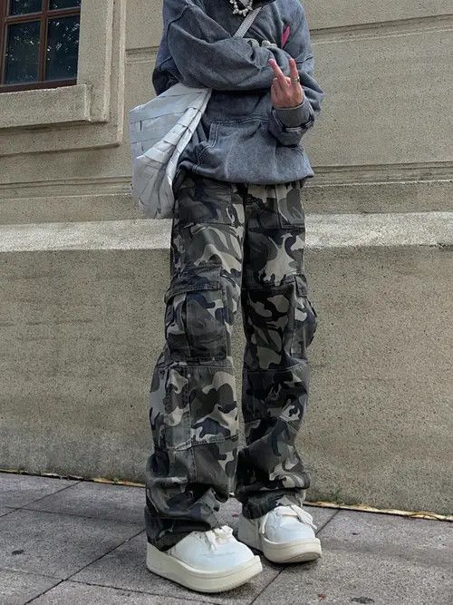 Other Ishihara x Kyoko Stylish Camo Cargo Pants Size US 32 / EU 48 - 5 Thumbnail