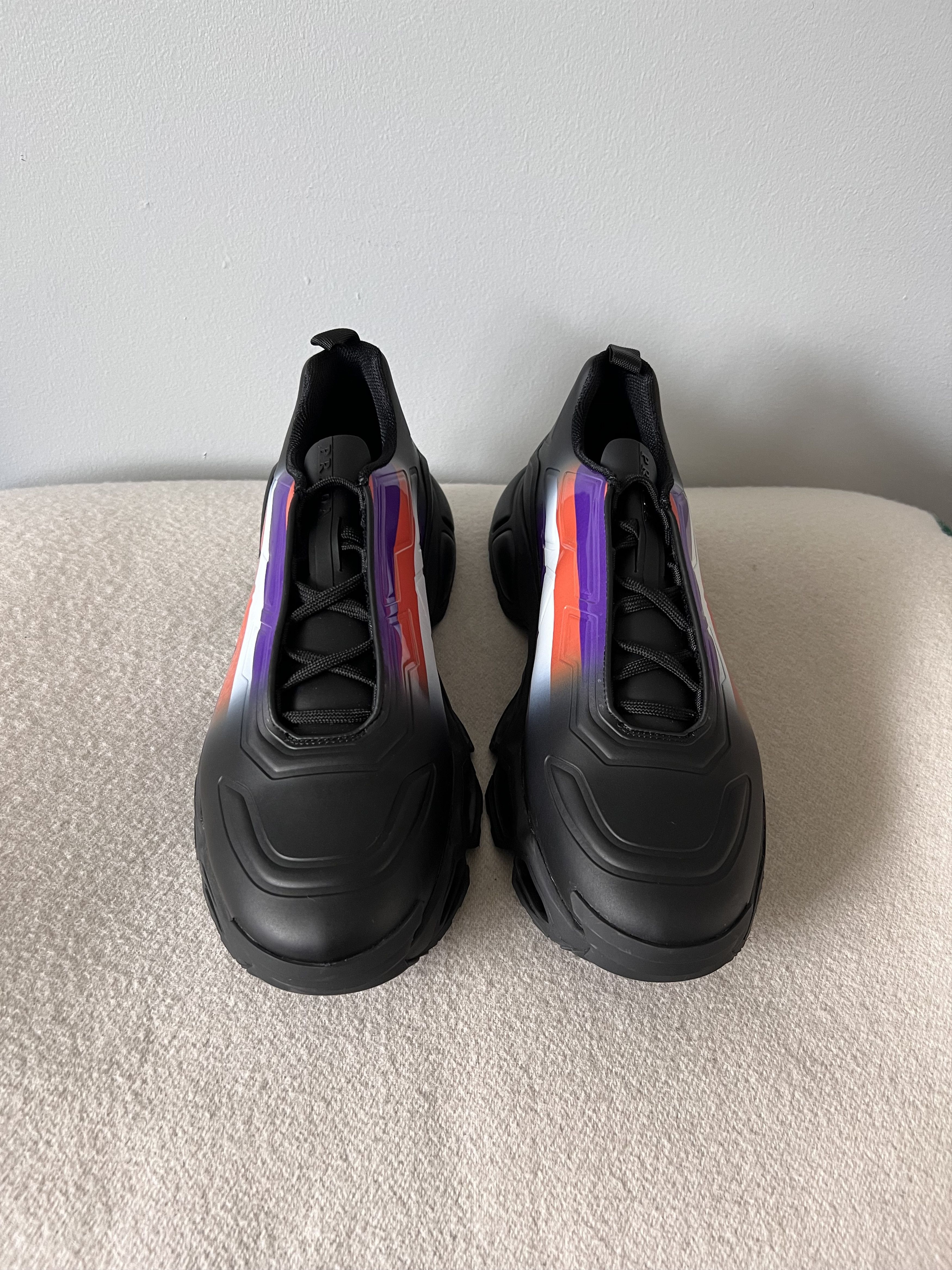 Prada Prada Collision Cross Sneakers in Black Violet Size US 11 / EU 44 - 4 Thumbnail