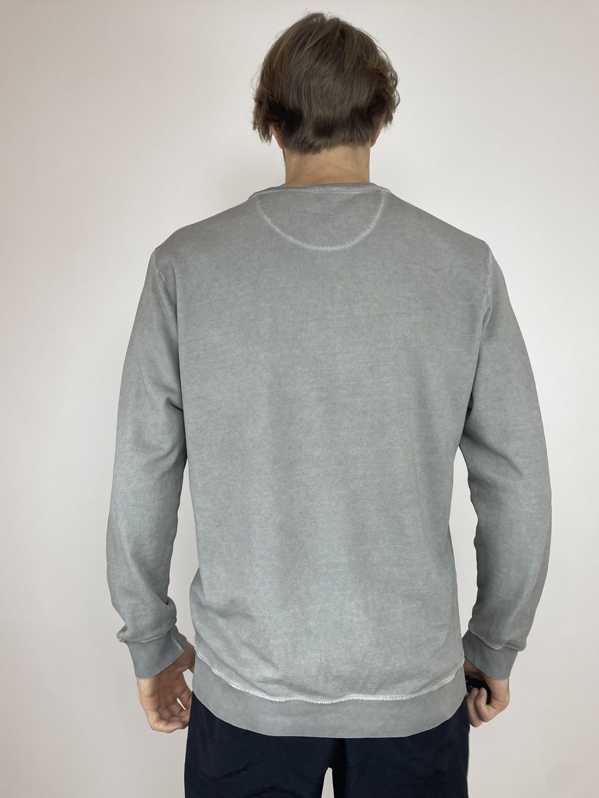 Japanese Brand Engelbert Strauss Washed grey Long sleeve Mens size L Size US L / EU 52-54 / 3 - 8 Thumbnail