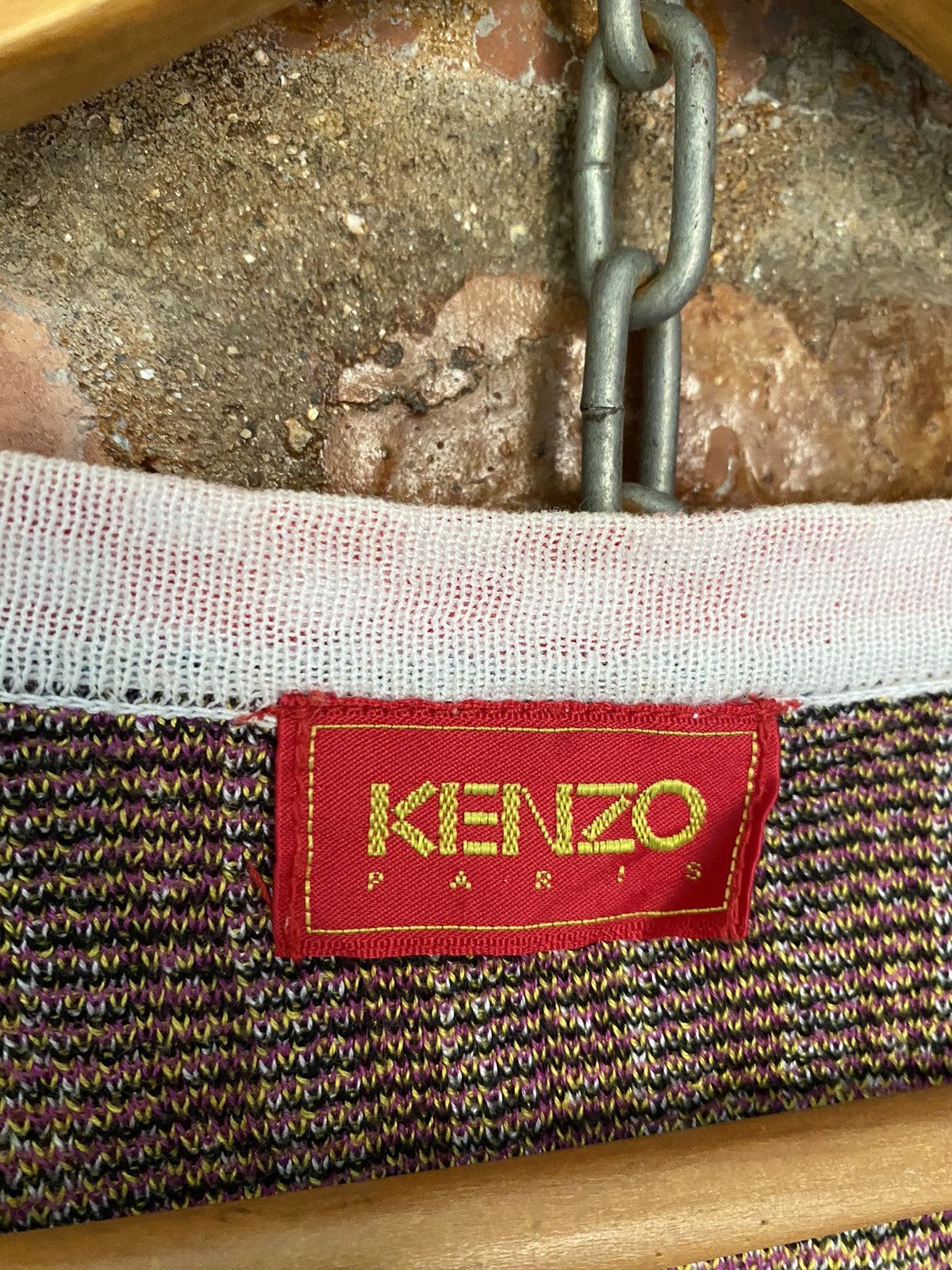 Kenzo 90s KENZO Jacquard intarsia floral checked multibutton Size S / US 4 / IT 40 - 14 Thumbnail