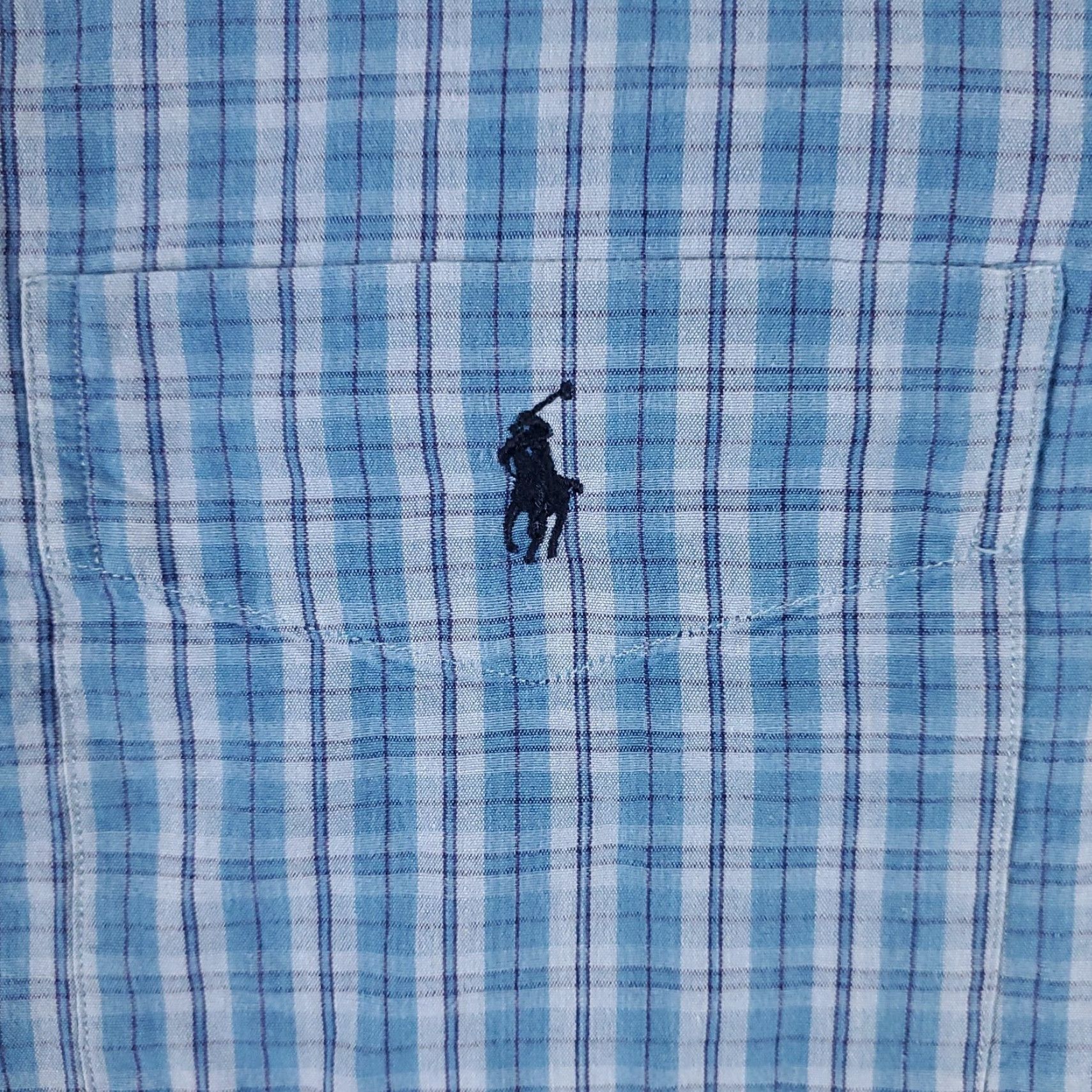 Ralph Lauren Ralph Lauren Shirt Mens Small Blue Plaid Casual Button Up Long Sleeve Size US S / EU 44-46 / 1 - 2 Thumbnail