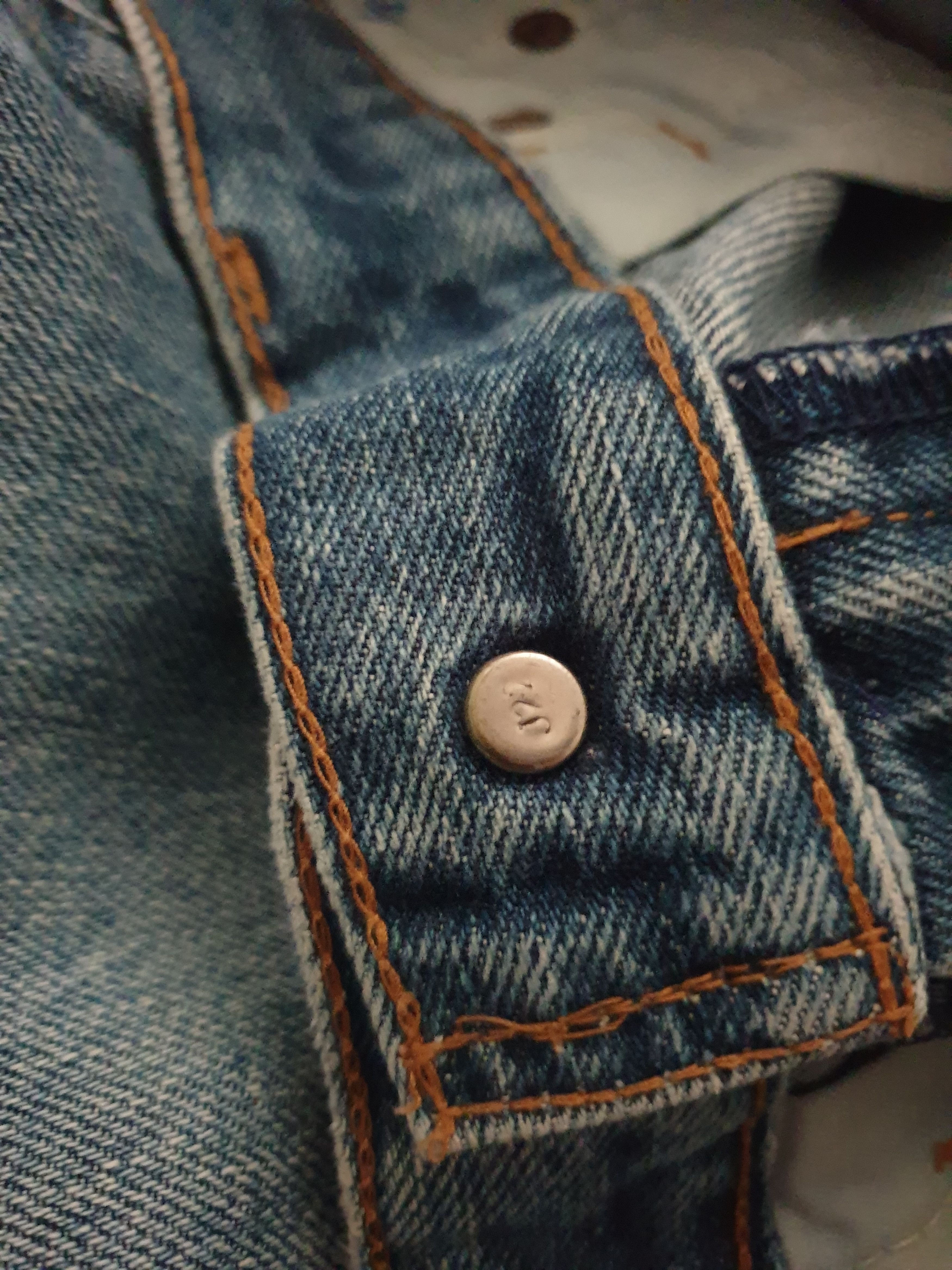 Levi's 💥Vintage Levis big E 502 Salvedge J22 denim pant Size US 30 / EU 46 - 7 Thumbnail