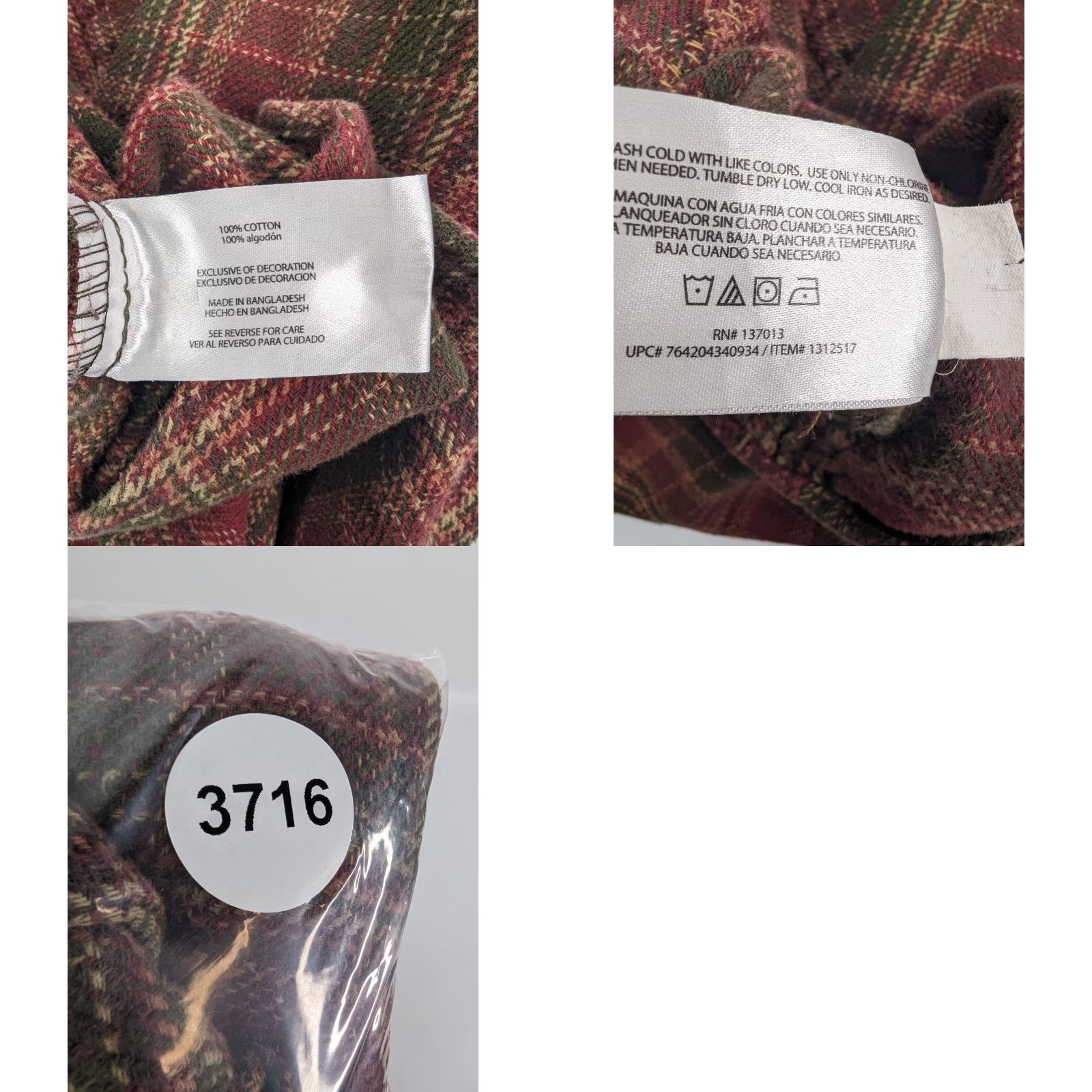 Orvis Orvis Big Bear Flannel Shirt Jacket Heavyweight Cotton Plaid 2XL Red Mens 1312517 Size US XXL / EU 58 / 5 - 9 Thumbnail