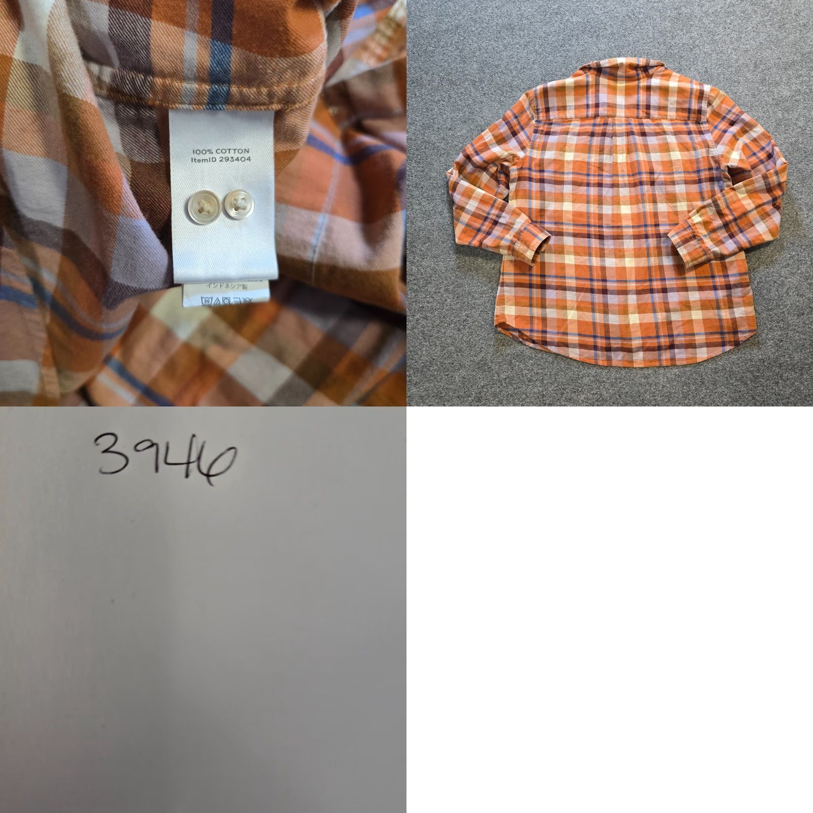 Vintage LL Bean Signature Top Womens Size Large Brown Plaid Button Long Sleeve Casual Shirt Size L / US 10 / IT 46 - 8 Thumbnail