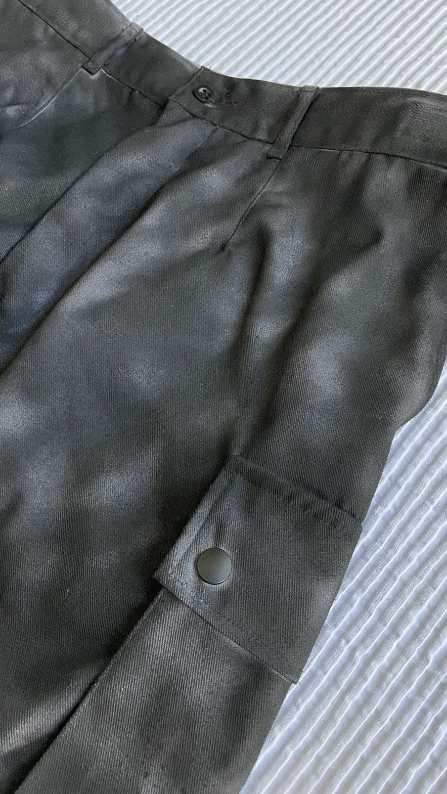 Handmade Painted Black Camo Pants Size US 34 / EU 50 - 8 Thumbnail