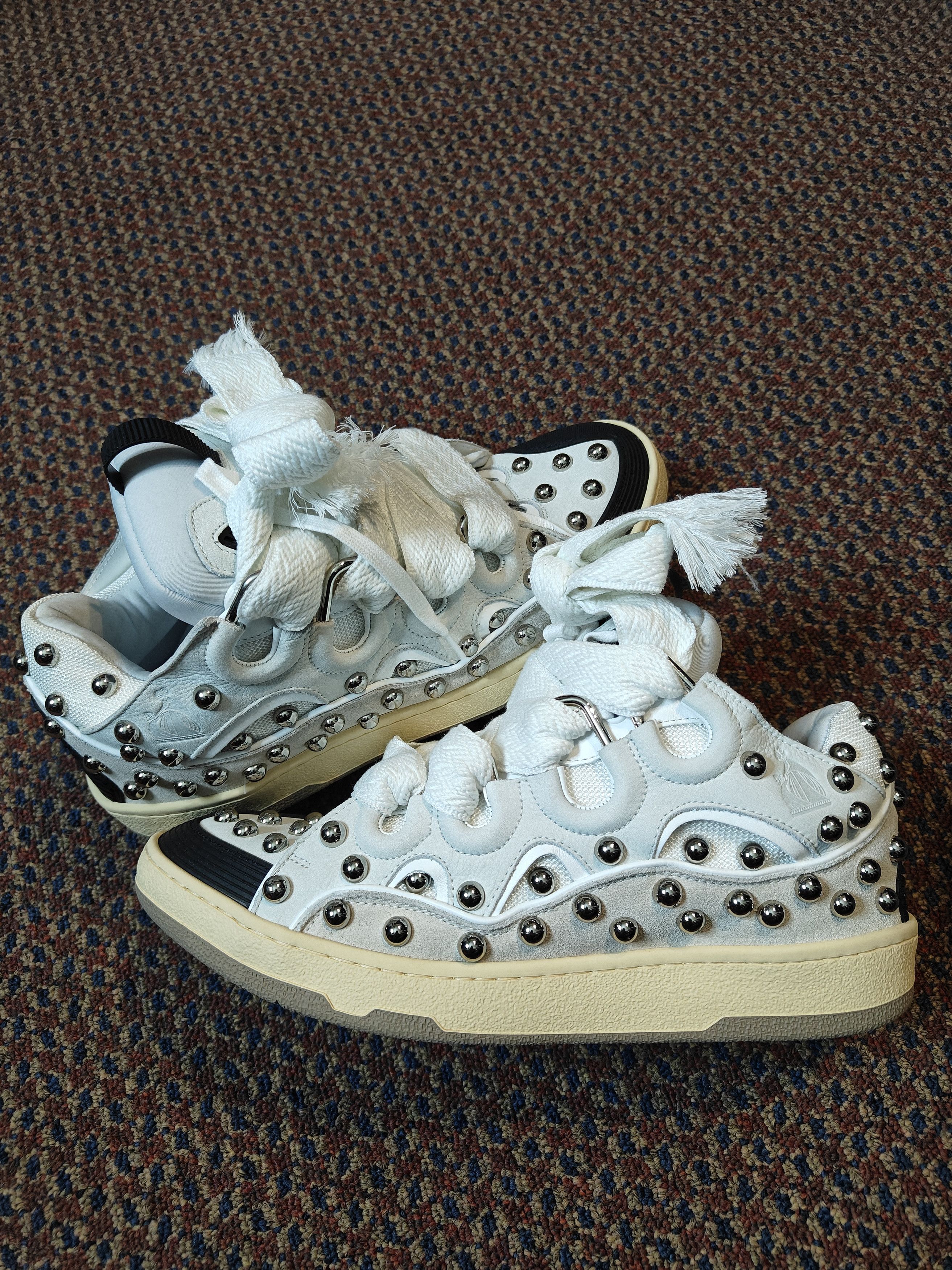 Lanvin BNWT AW23 LANVIN CURB SNEAKERS WITH STUDS 44 Size US 11 / EU 44 - 15 Thumbnail