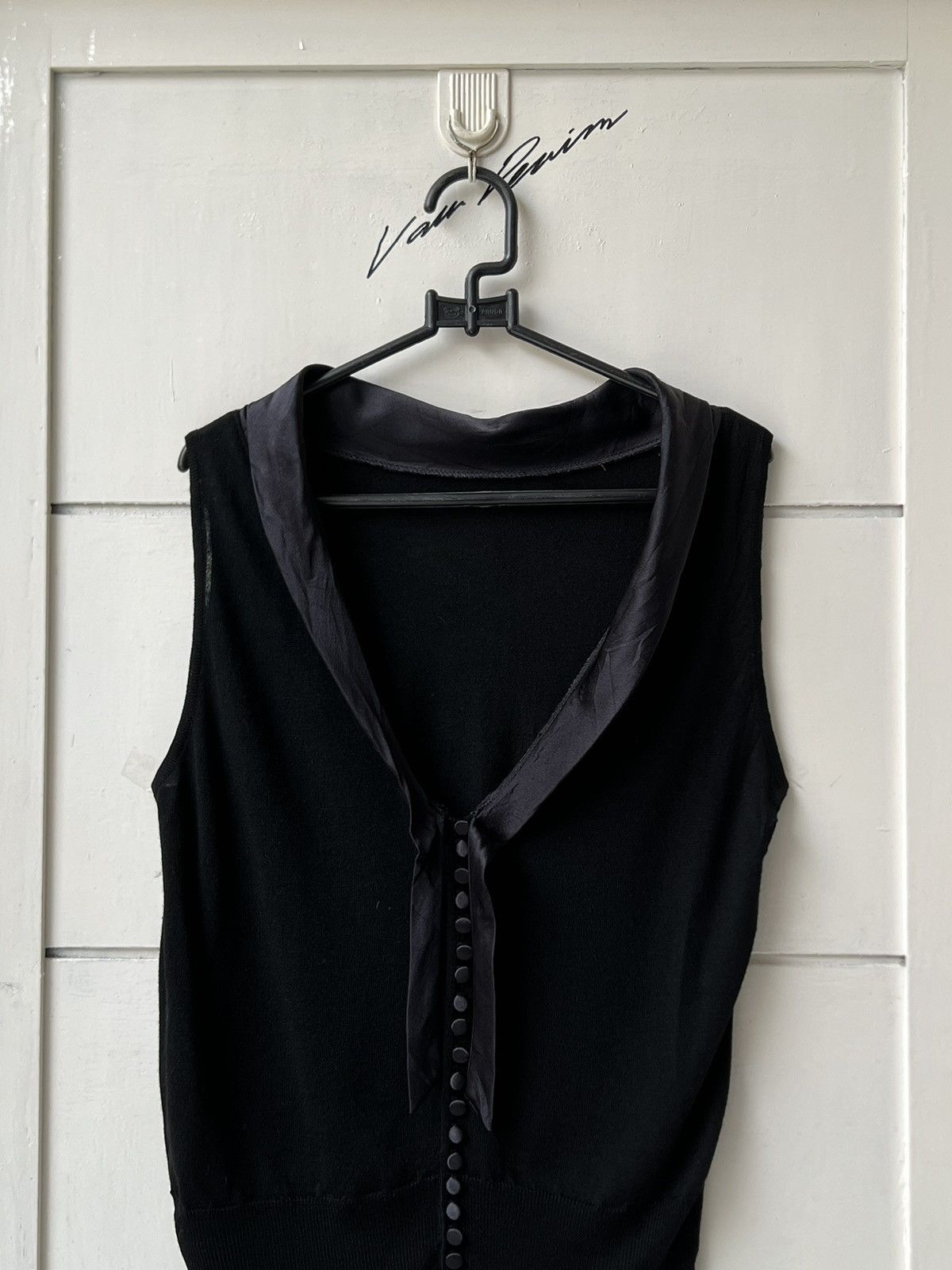 Sportmax SPORTMAX Black Sleeveless T-shirt Size XS / US 0-2 / IT 36-38 - 2 Thumbnail