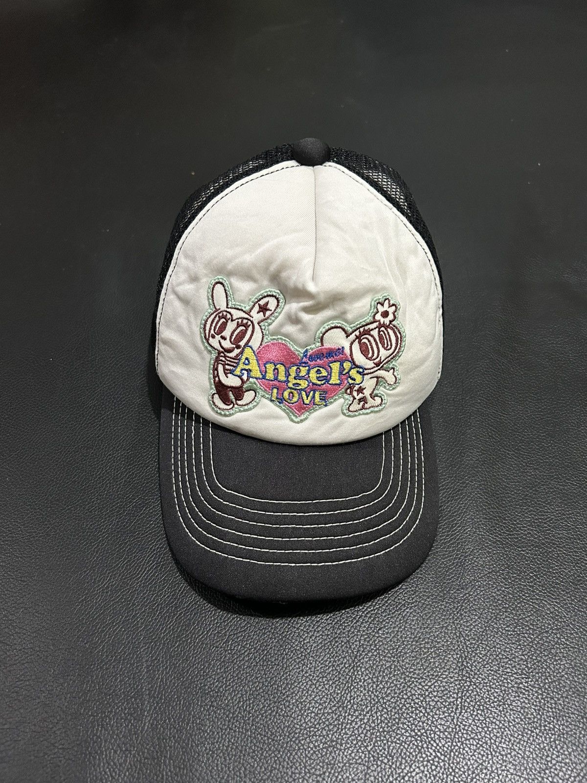 Angel Blue × Hysteric Glamour × Japanese Brand Vintage Angel Blue Trucker Hat Size ONE SIZE - 1 Thumbnail