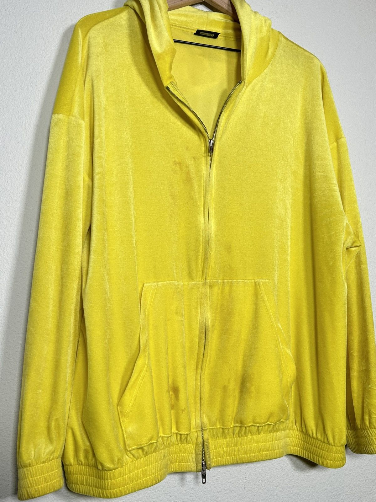 Balenciaga SS22 F&F RUNWAY MUD SHOW velvet hoodie Size US XL / EU 56 / 4 - 2 Thumbnail