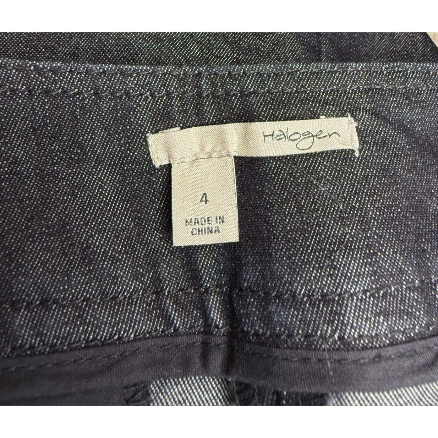 Other Women's Denim Pencil Skirt Halogen Size 4 Blue Knee-Length Size 27" / US 4 / IT 40 - 2 Thumbnail