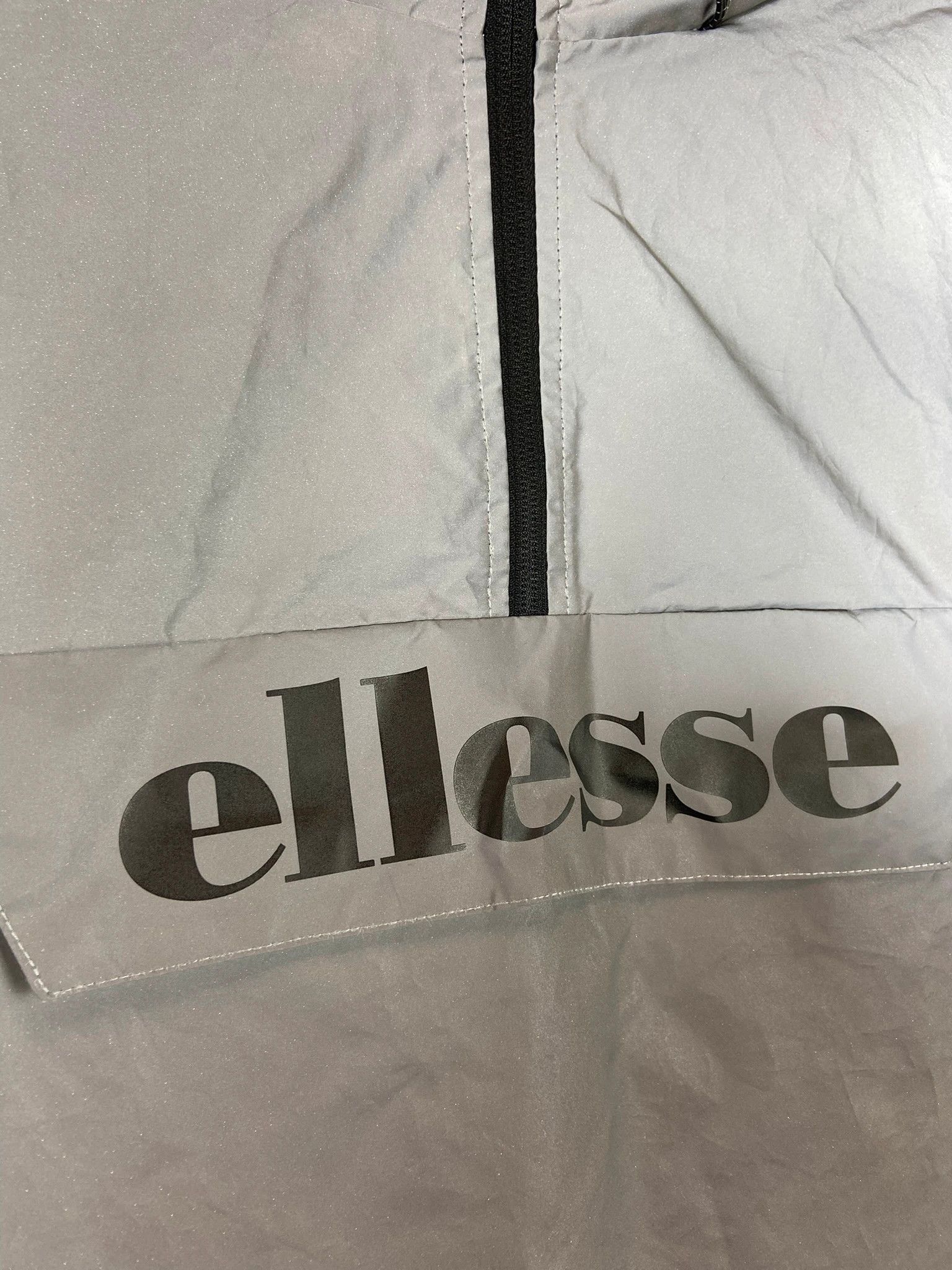 Ellesse Ellesse Grey Tech Windbreaker Jacket M Size US M / EU 48-50 / 2 - 2 Thumbnail