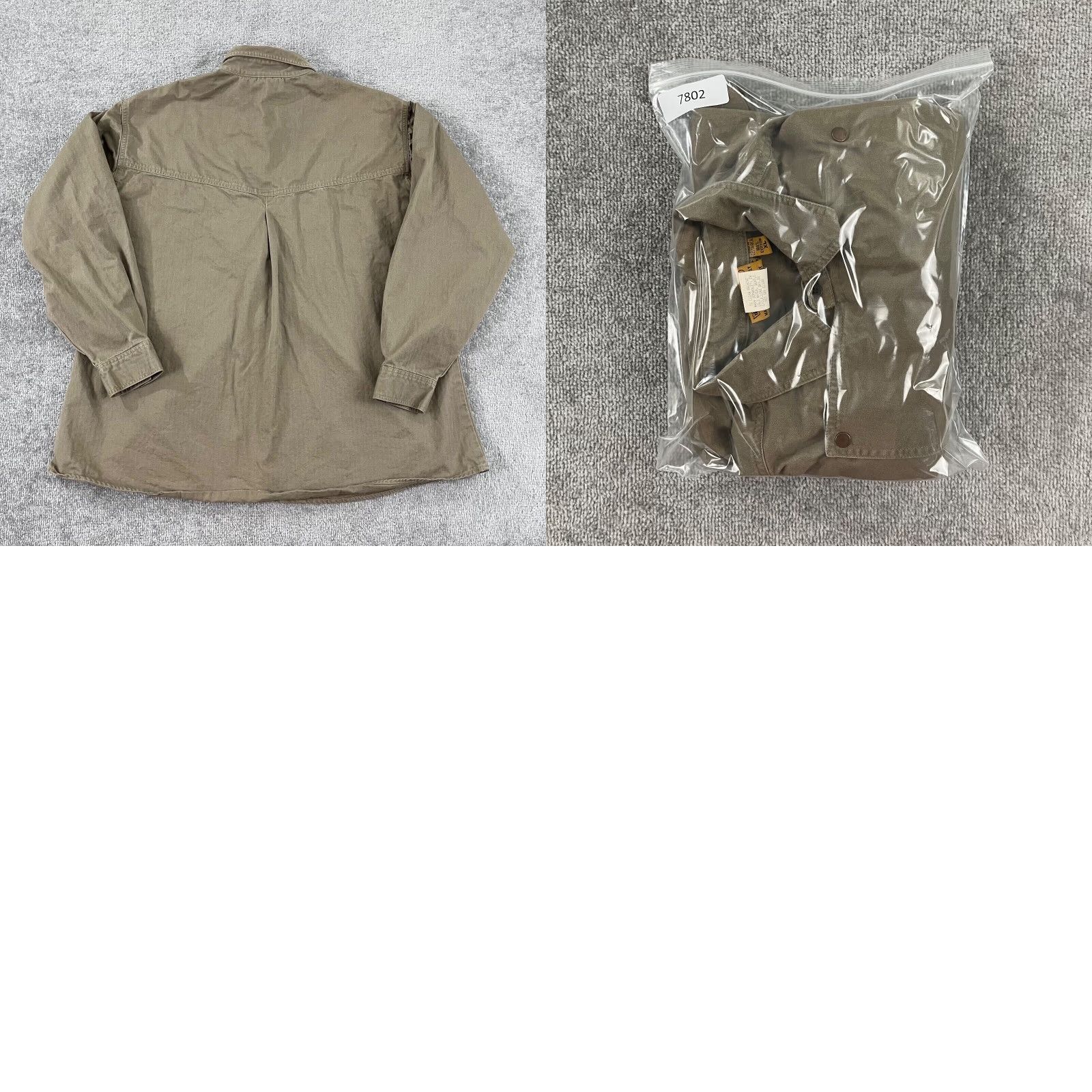 Vintage Outback Trading Jacket Mens XL Brown Snap L/S Workwear Western Bush Outfitters Size US XL / EU 56 / 4 - 8 Thumbnail