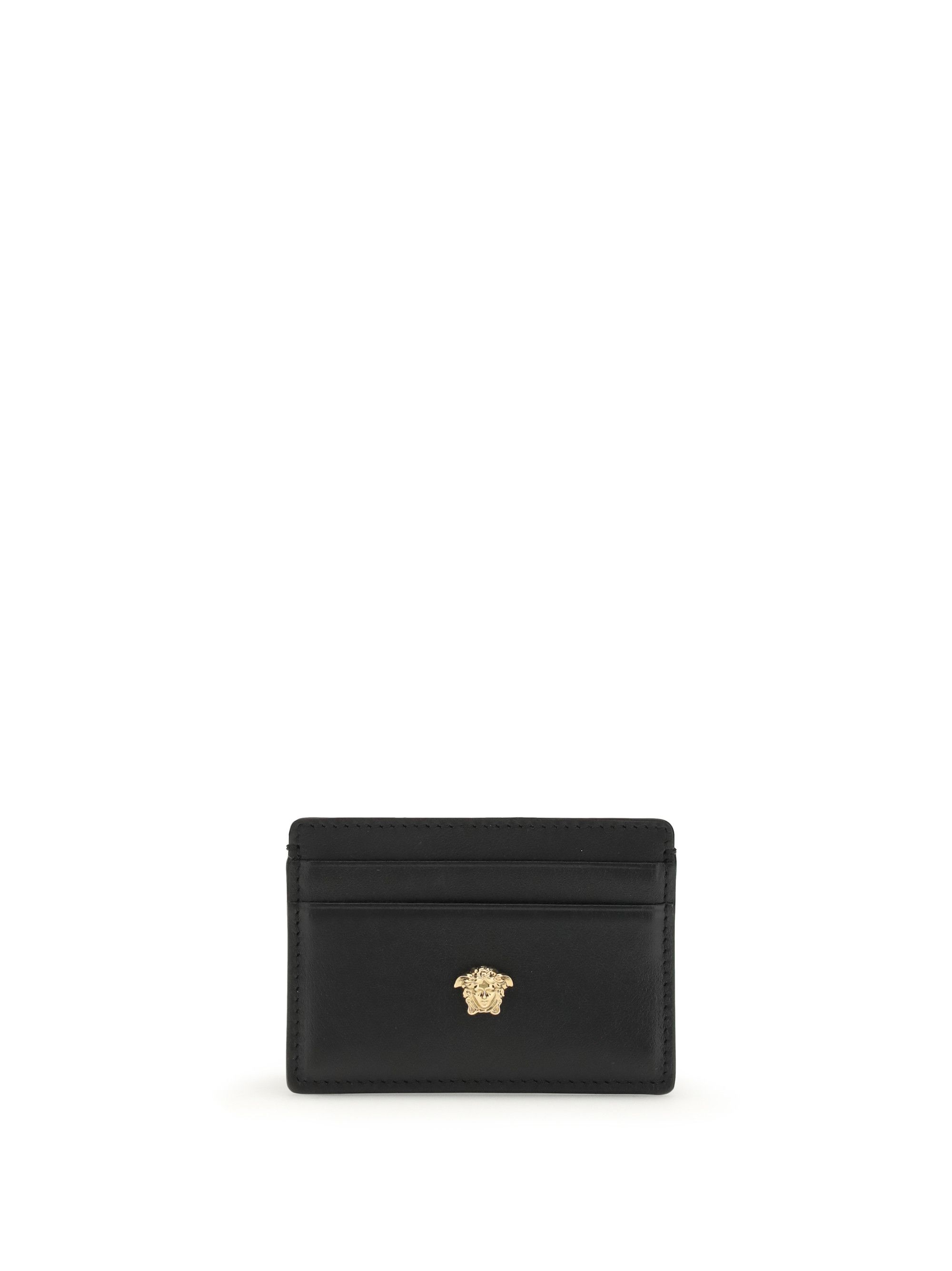 Versace La Medusa leather Card Holder Size ONE SIZE - 1 Thumbnail
