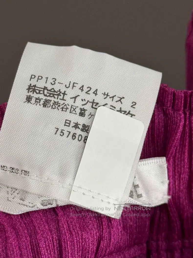 Issey Miyake Issey Miyake Red Wide-leg Trousers Size 25" / US 0 / IT 36 - 7 Thumbnail