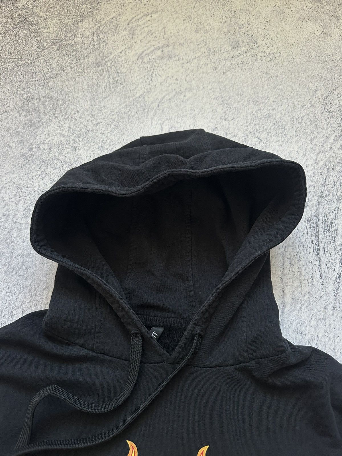 Neil Barrett Neil Barrett Thunder Flame Lightning Bolt Logo Black Hoodie Size US M / EU 48-50 / 2 - 7 Thumbnail