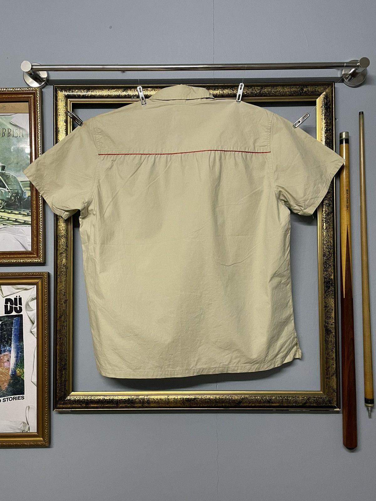 Japanese Brand × PPFM × Vintage Vintage 1990s Japan Designer Ppfm Cropped Nylon Style Tshirt Size US M / EU 48-50 / 2 - 5 Thumbnail