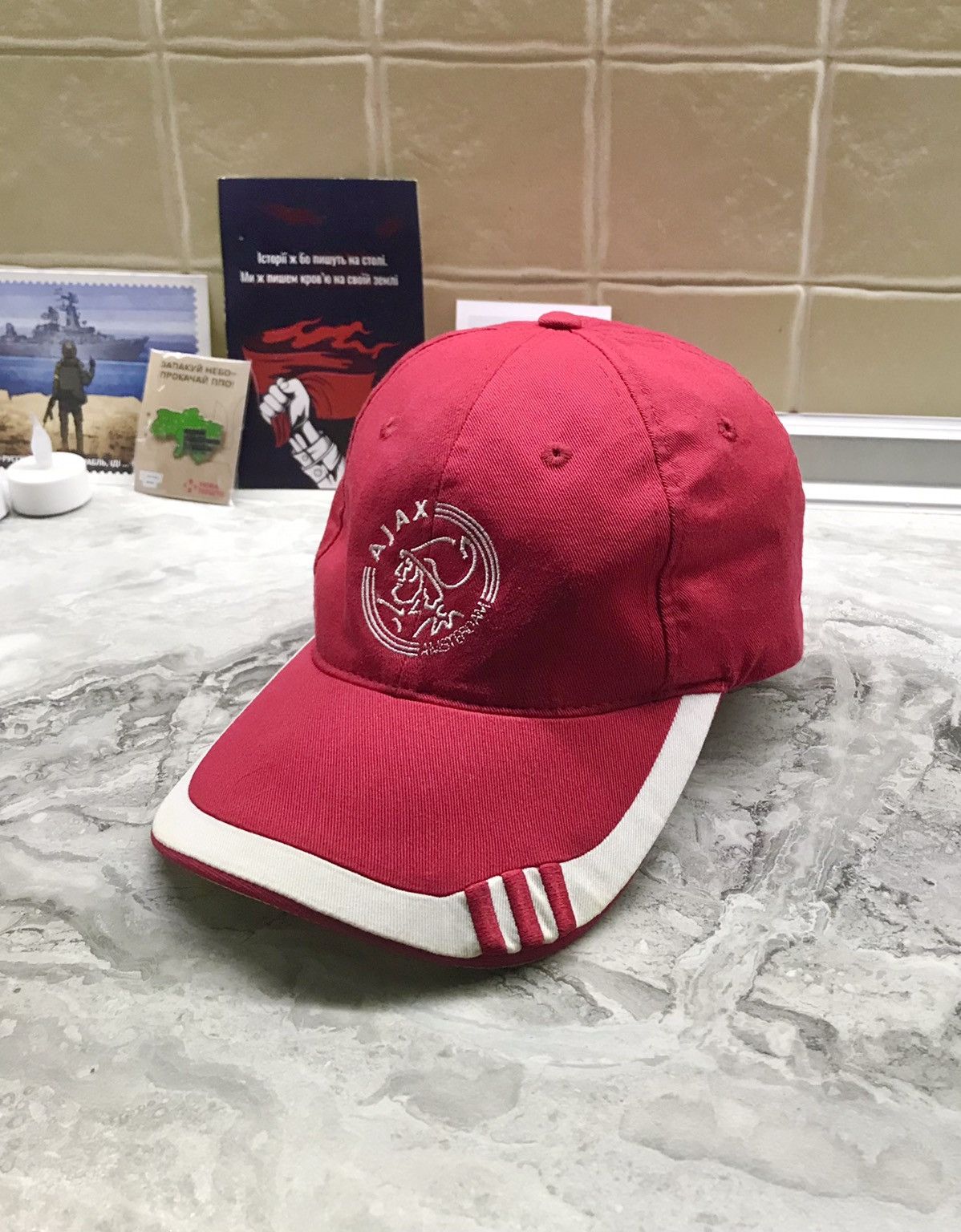 Adidas Adidas AFC Ajax Amsterdam Basseball Cap 2005 Size ONE SIZE - 1 Thumbnail