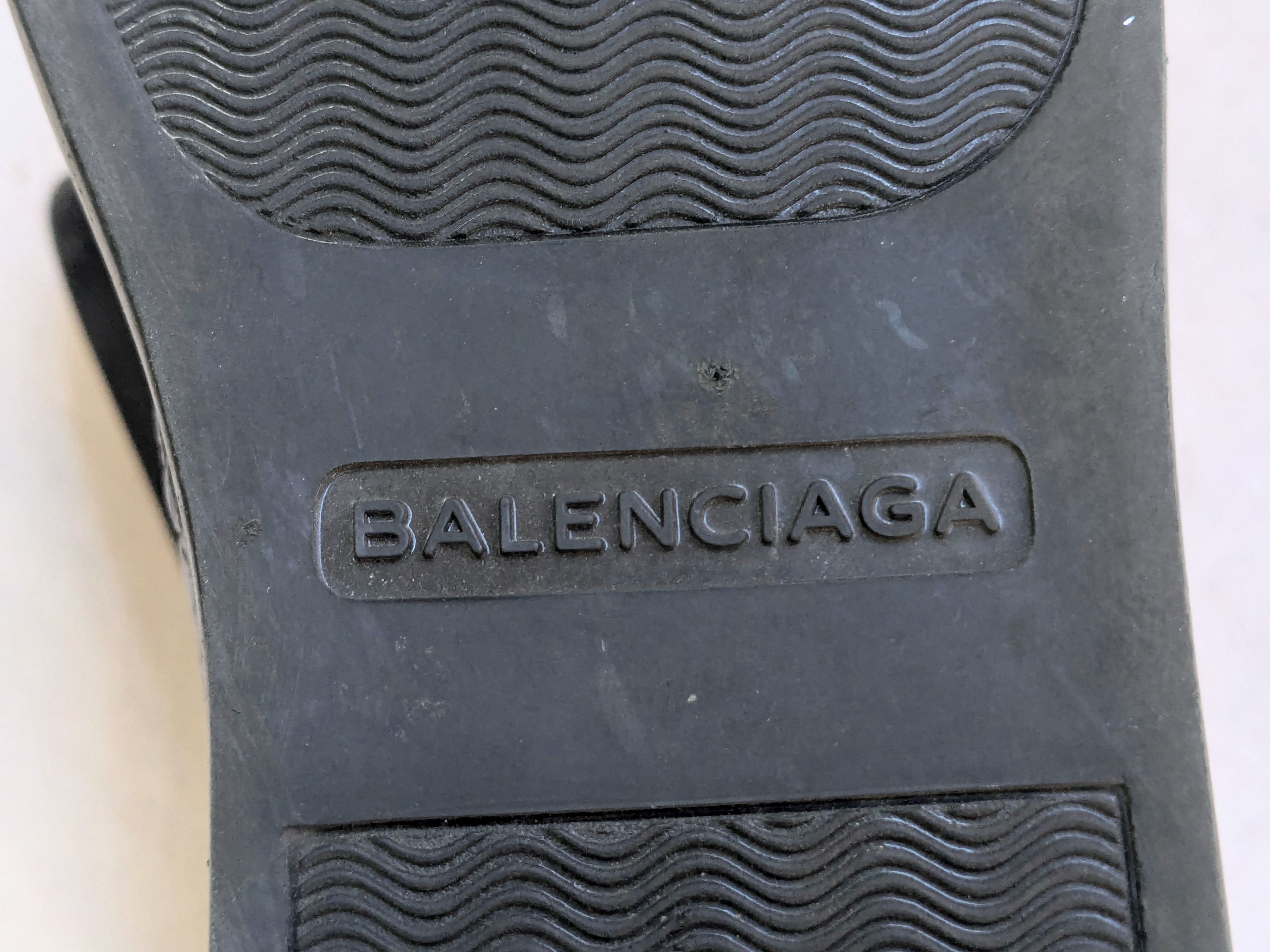 Balenciaga Balenciaga Arena Navy Blue 12 Leather High Tops Size US 12 / EU 45 - 14 Thumbnail