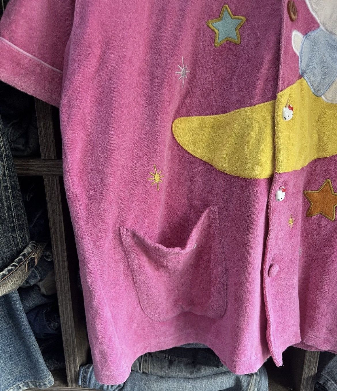 Cartoon Network 🔥Hello Kitty Velvet Shirt Size US M / EU 48-50 / 2 - 7 Thumbnail