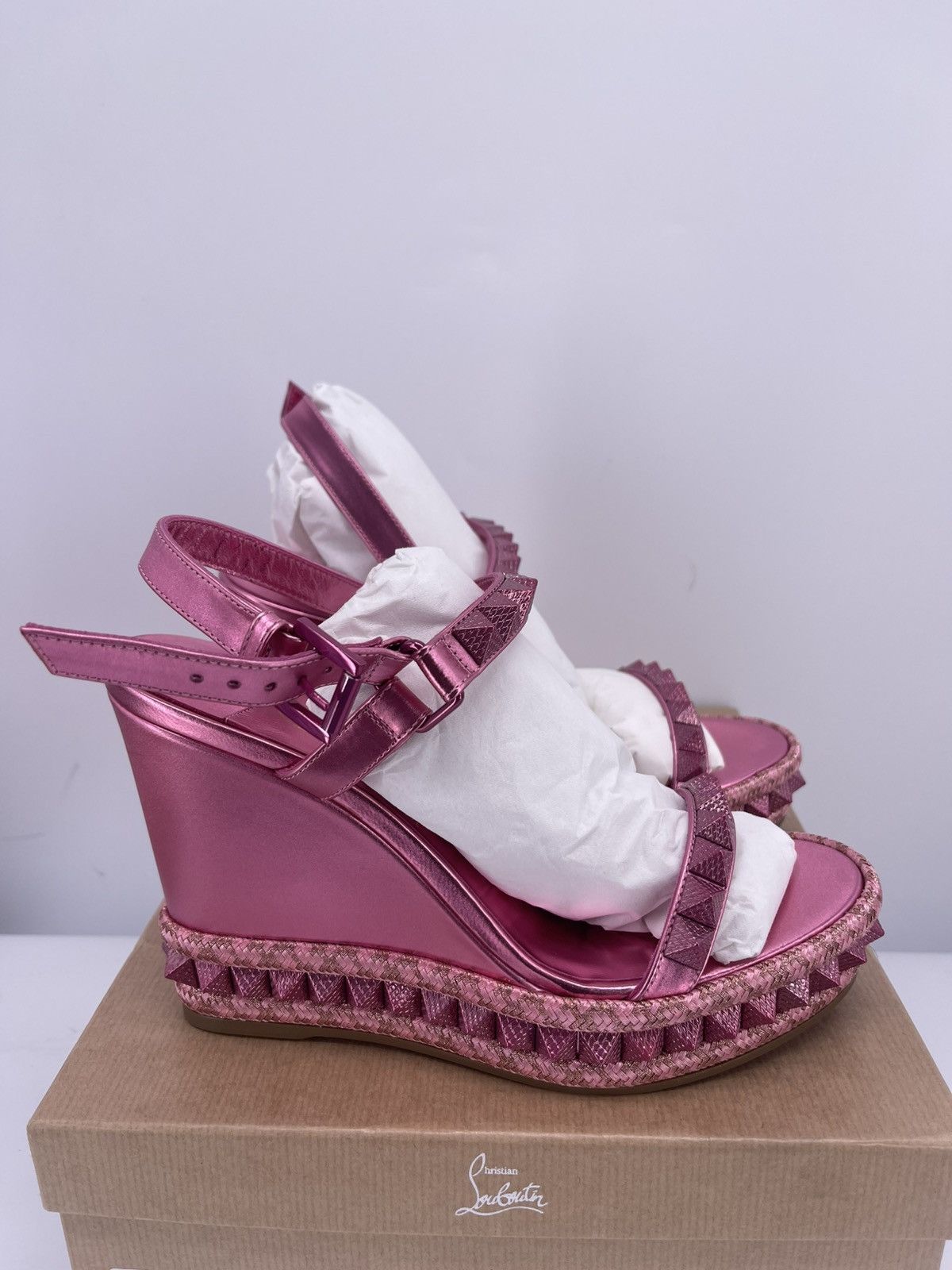 Christian Louboutin Christian Louboutin Pyraclou 110mm size 39 Size US 9 / IT 39 - 1 Thumbnail