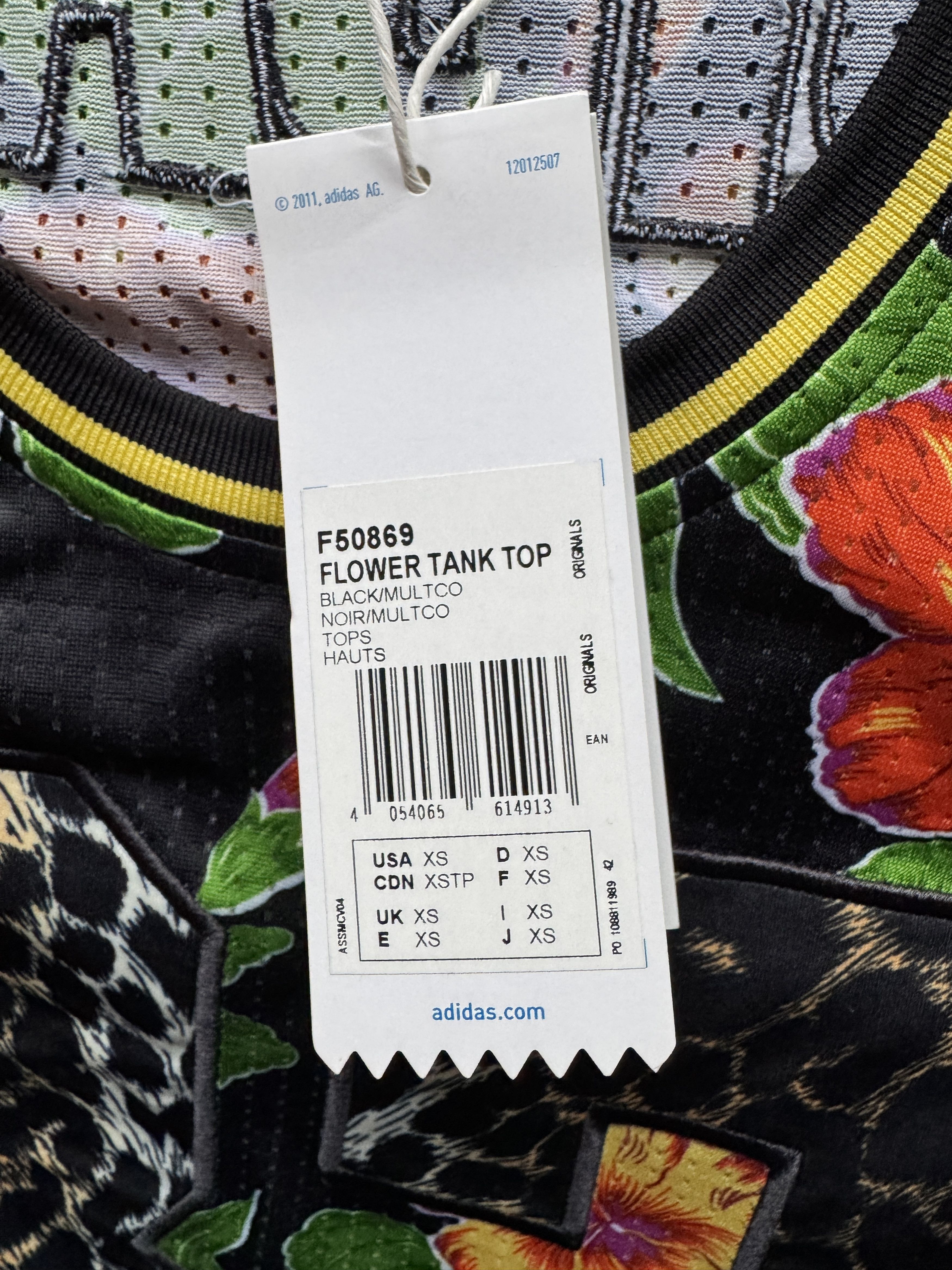 Adidas × Jeremy Scott Jungle Bones Tank Top Size US XS / EU 42 / 0 - 25 Thumbnail