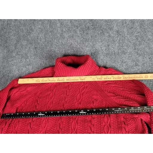Other Jeanne Pierre Turtleneck Sweater Women Sz 3XL Cable Knit Mar Size 3XL / US 20-22 - 5 Thumbnail