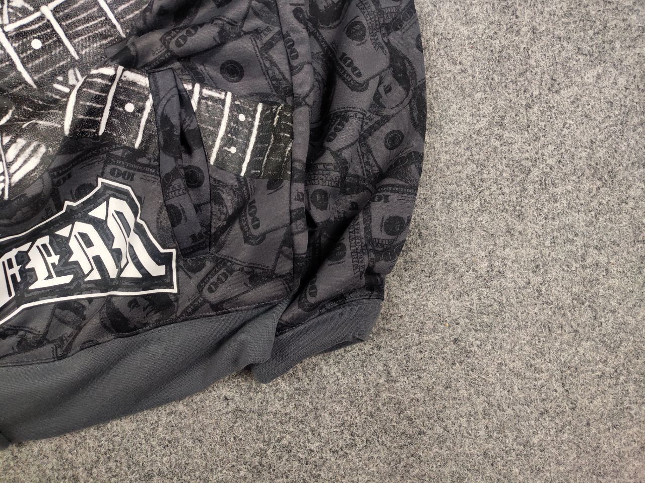 Le Grande Bleu (L.G.B.) Vintage No Fear Skulls Zip Hoodie Y2K if six was nine Style Size US M / EU 48-50 / 2 - 6 Thumbnail