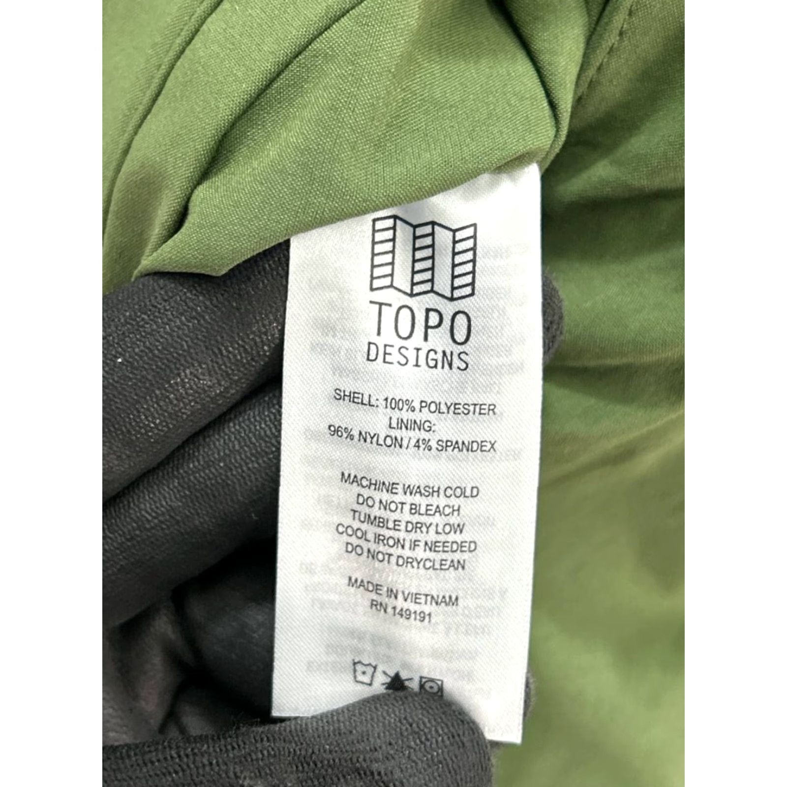 Topo Designs Topo Design Jacket Womens Small Green Reversible Fleece Full Zip Size S / US 4 / IT 40 - 6 Thumbnail