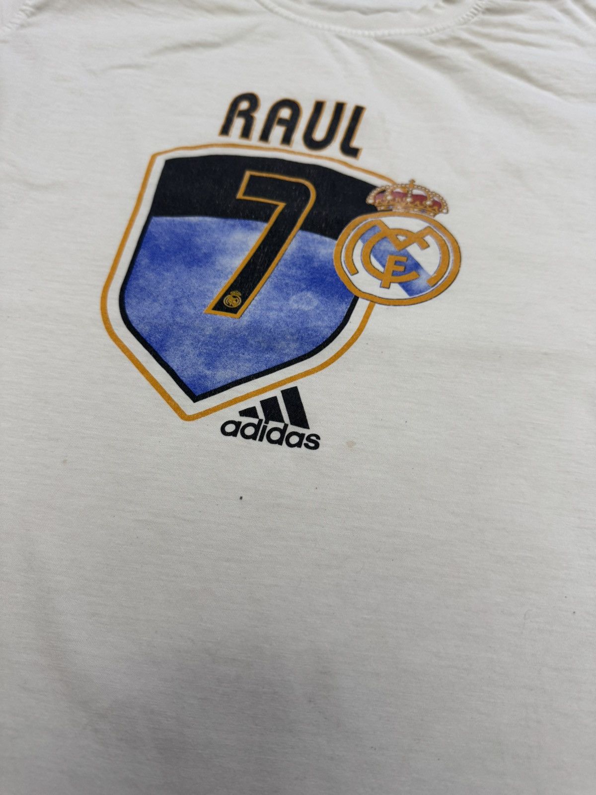 Adidas ​2003 Adidas Real Madrid Raul Spanish Soccer T-shirt La Liga Size US M / EU 48-50 / 2 - 8 Thumbnail