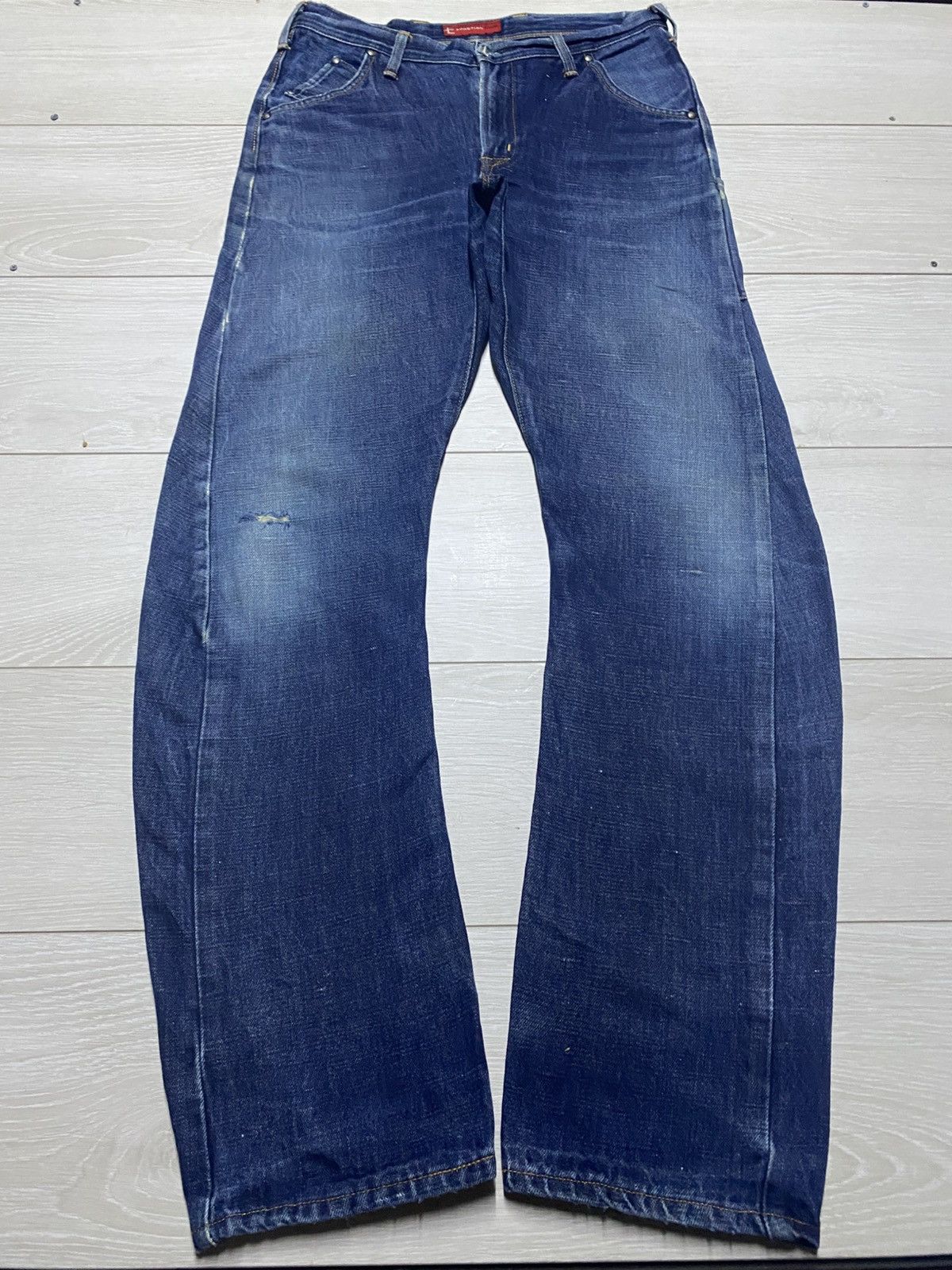 Edwin Vintage Edwin E Function Twist Leg Loose Jeans Size US 31 - 1 Thumbnail