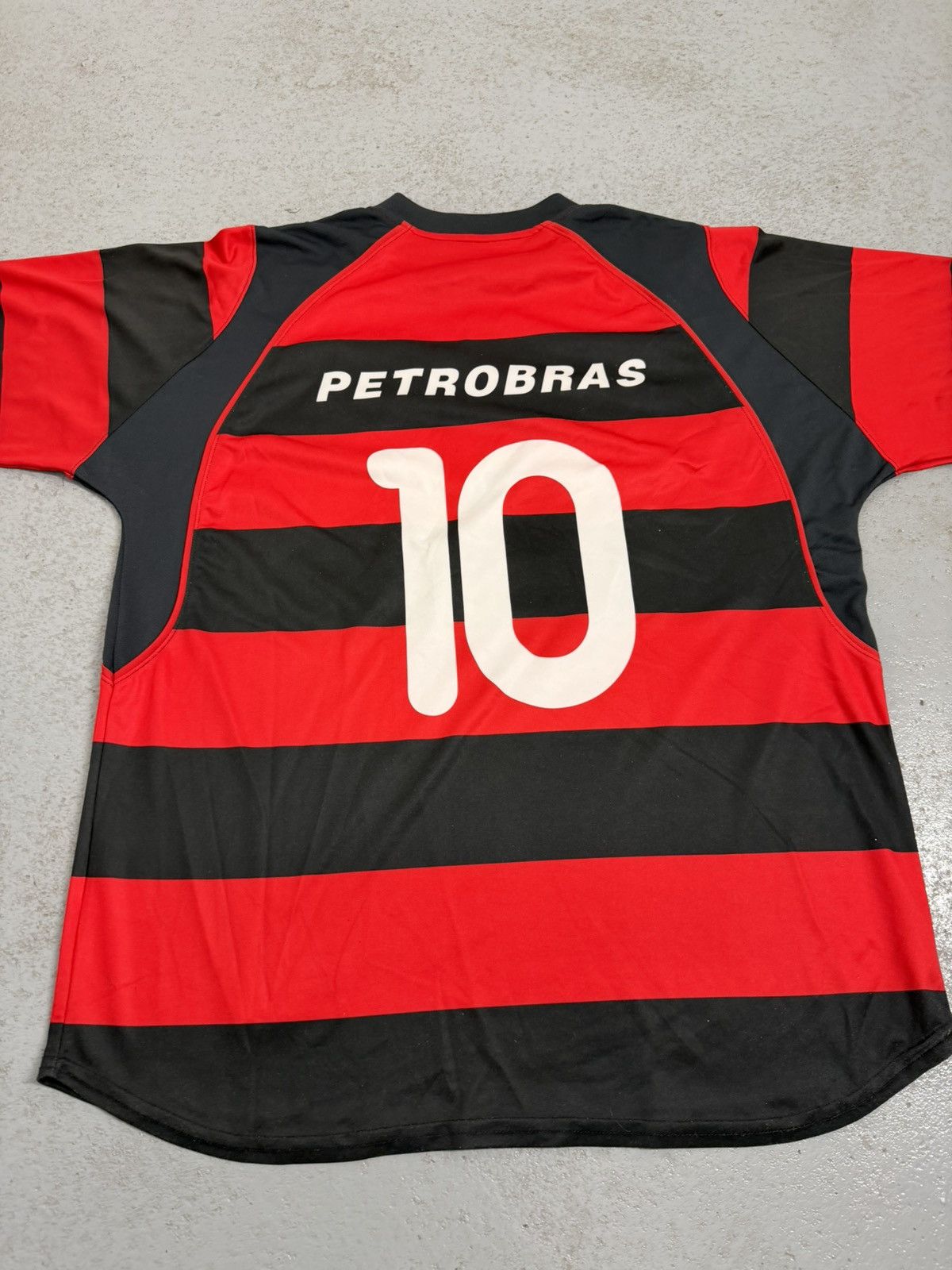 Nike 2002/04 Flamengo Home 10 Petrobras Soccer Jersey Size US XL / EU 56 / 4 - 16 Thumbnail