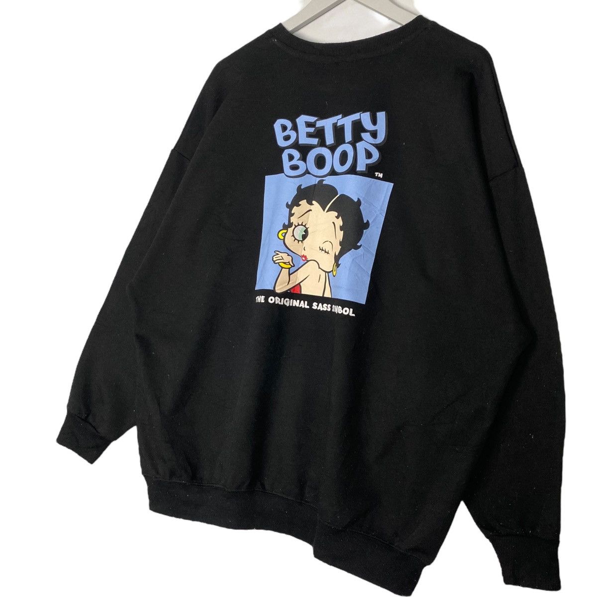 Other Vintage Betty Boop Printed Crewneck Sweatshirt Black Size LL Size US L / EU 52-54 / 3 - 2 Thumbnail
