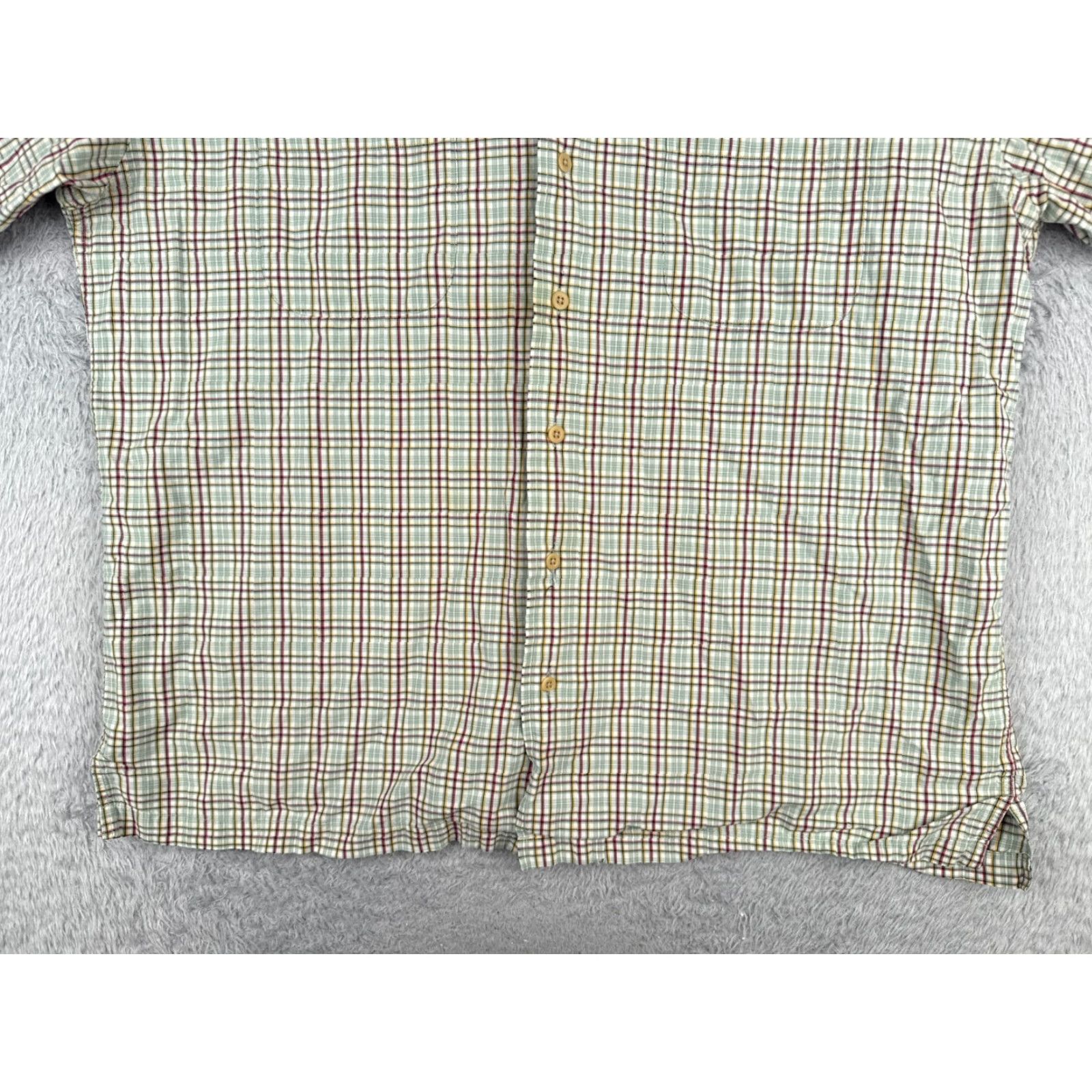 Tommy Hilfiger Tommy Hilfiger Shirt Adult XL Green Plaid Button-Up Cotton Casual Mens Hawaiian Vacation Resort Size US XL / EU 56 / 4 - 5 Thumbnail