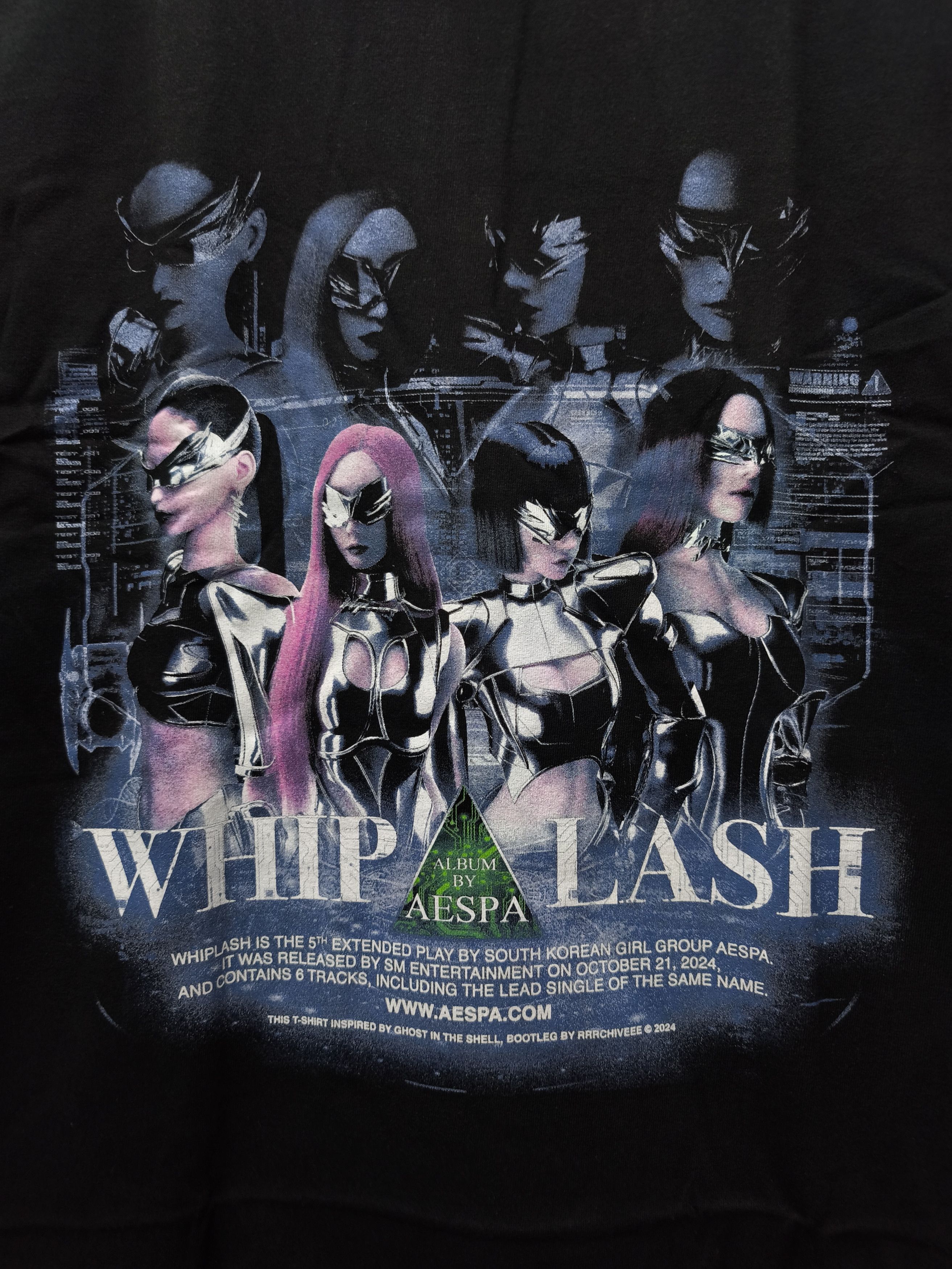 Rap Tees Aespa In The Shell Whiplash T-shirt Size US XL / EU 56 / 4 - 2 Thumbnail