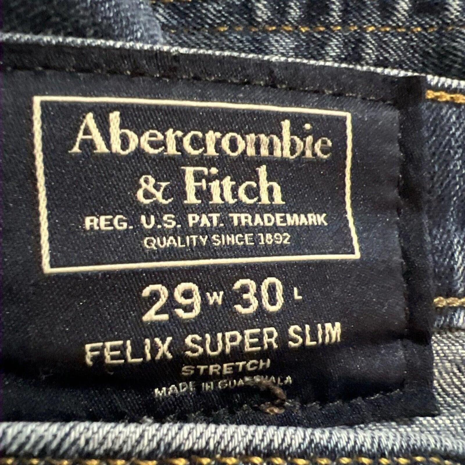 Abercrombie & Fitch Abercrombie & Fitch Men's Blue Jeans Size US 29 - 5 Thumbnail