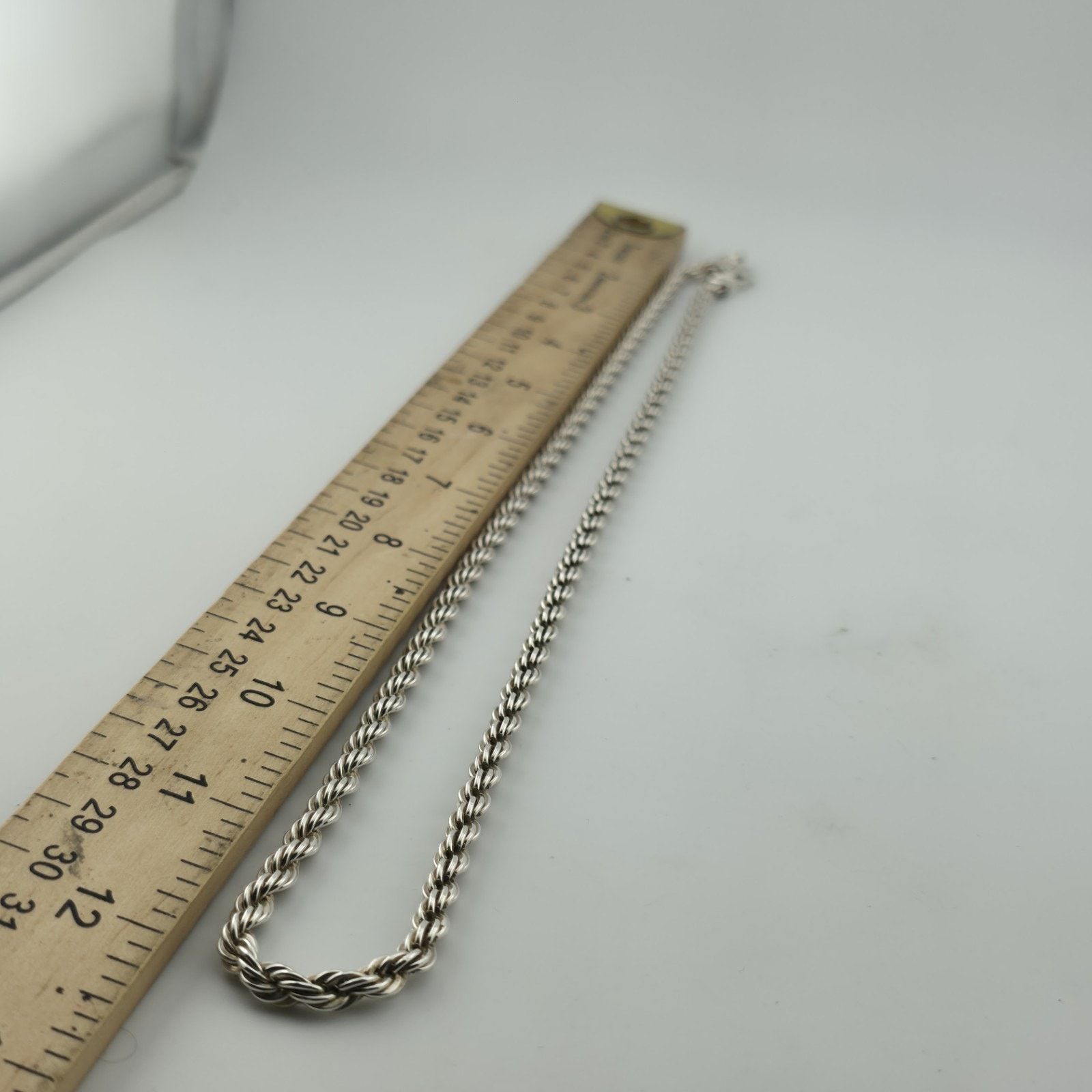 Other Sterling Silver 925 Rope Chain Necklace 24” 47g Heavy Twist Size ONE SIZE - 13 Thumbnail