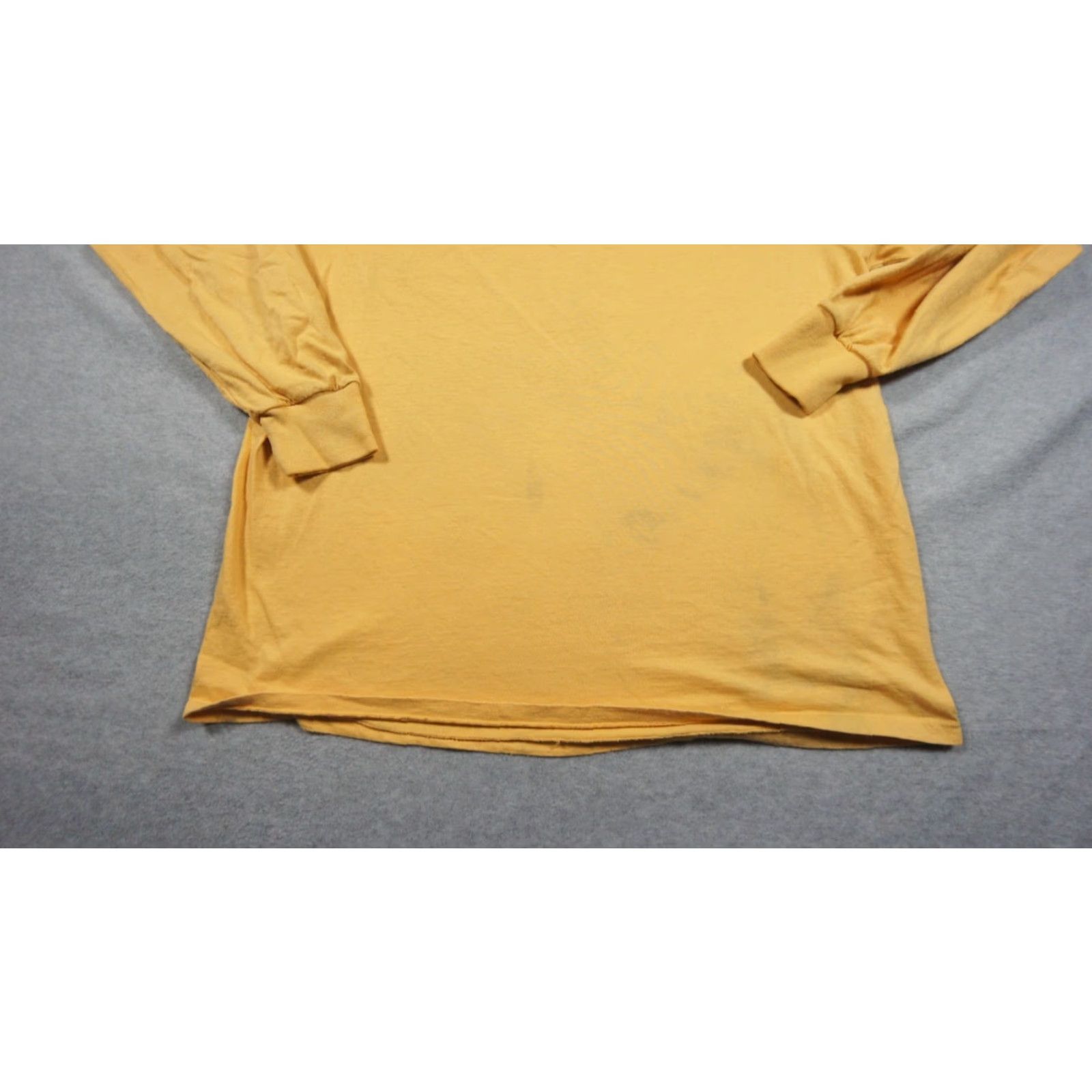 J.Crew VINTAGE J.CREW Long Sleeve Crewneck Shirt Mens Medium Yellow 90s USA Size US M / EU 48-50 / 2 - 3 Thumbnail