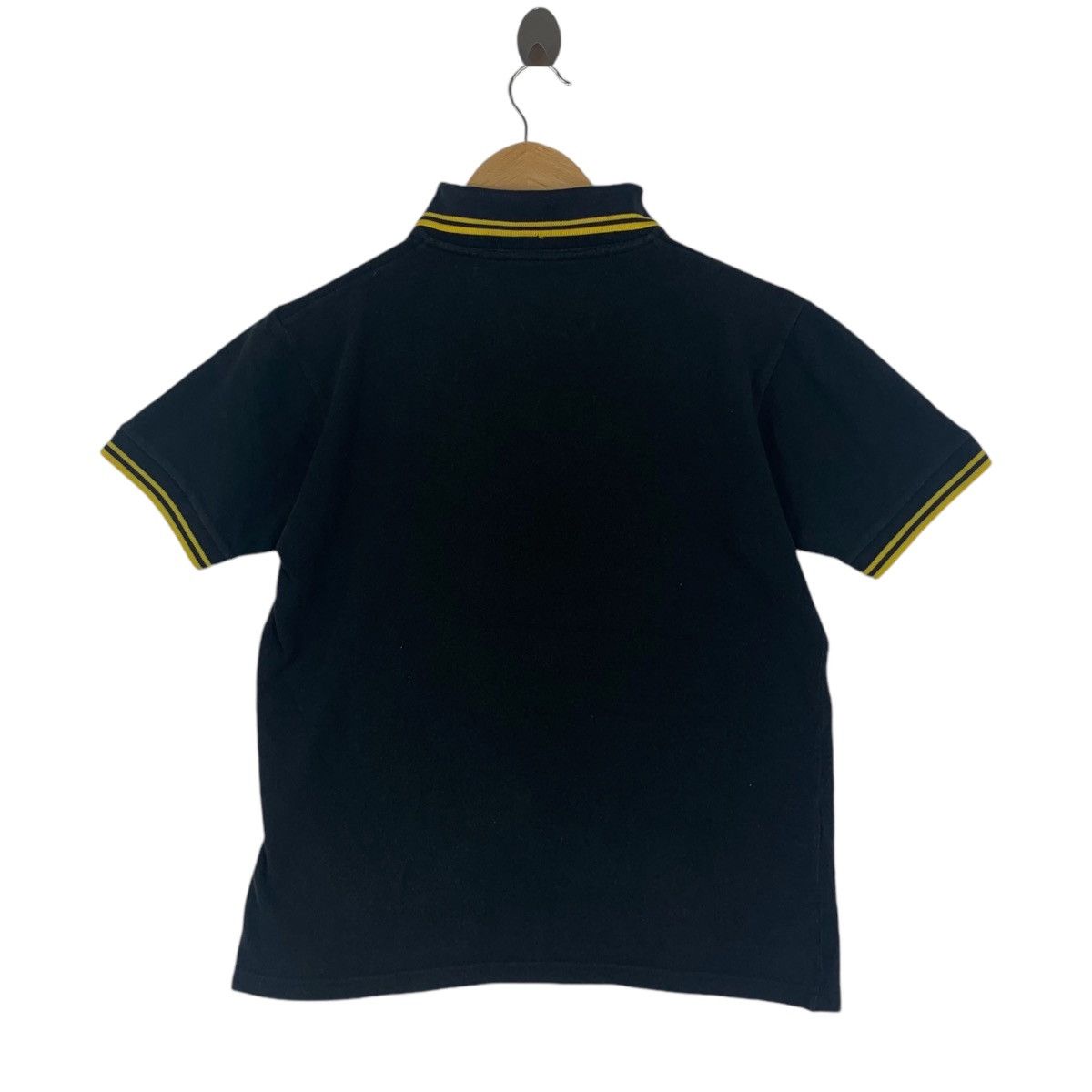 Fred Perry Vintage FRED PERRY ENGLAND Yellow Twin Tipped Polo Tee Shirt Size US M / EU 48-50 / 2 - 2 Thumbnail