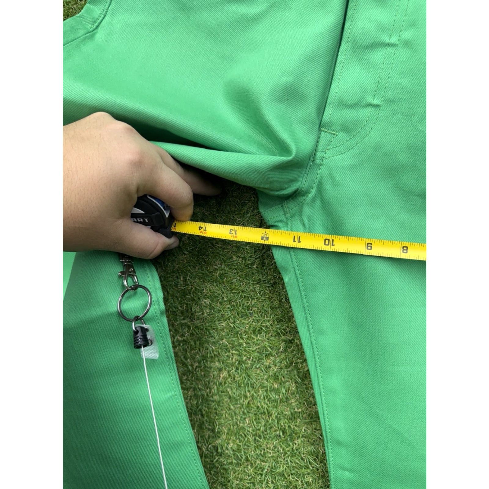 Levi's Levi's 501 Jeans Mens 32x30 Green Straight Leg Denim Pants 100% Cotton Regular Fit Size US 32 / EU 48 - 7 Thumbnail