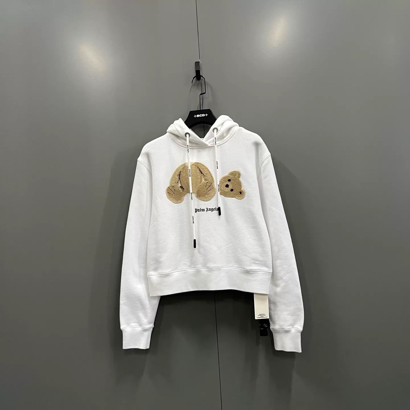 Palm Angels Palm Angels White Short Headless Bear Hoodie S/M/L/XL Size XL / US 12-14 / IT 48-50 - 1 Thumbnail
