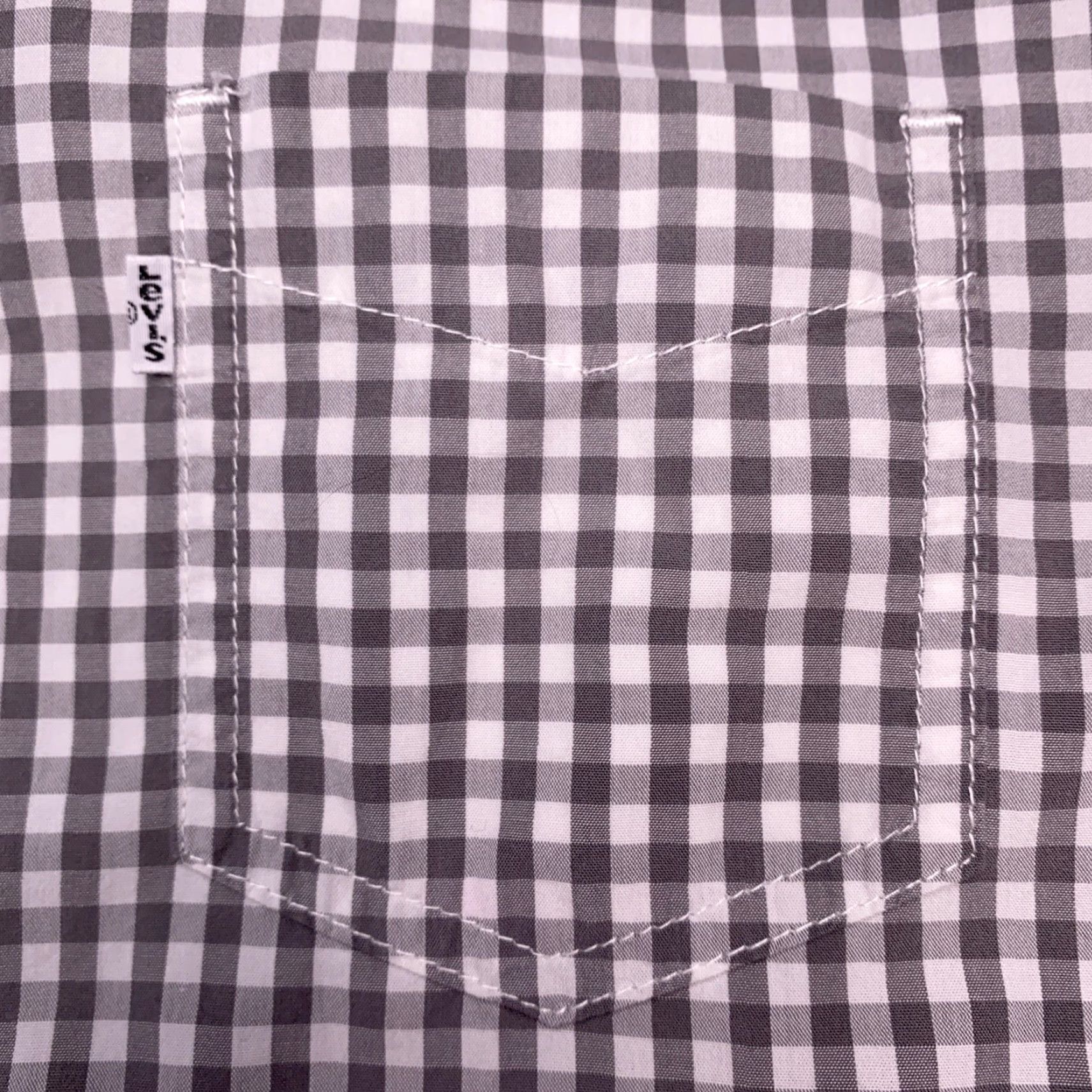 Levi's Levi's Shirt Adult Large Gray Front Pocket Check Button Up Mens Size US L / EU 52-54 / 3 - 6 Thumbnail